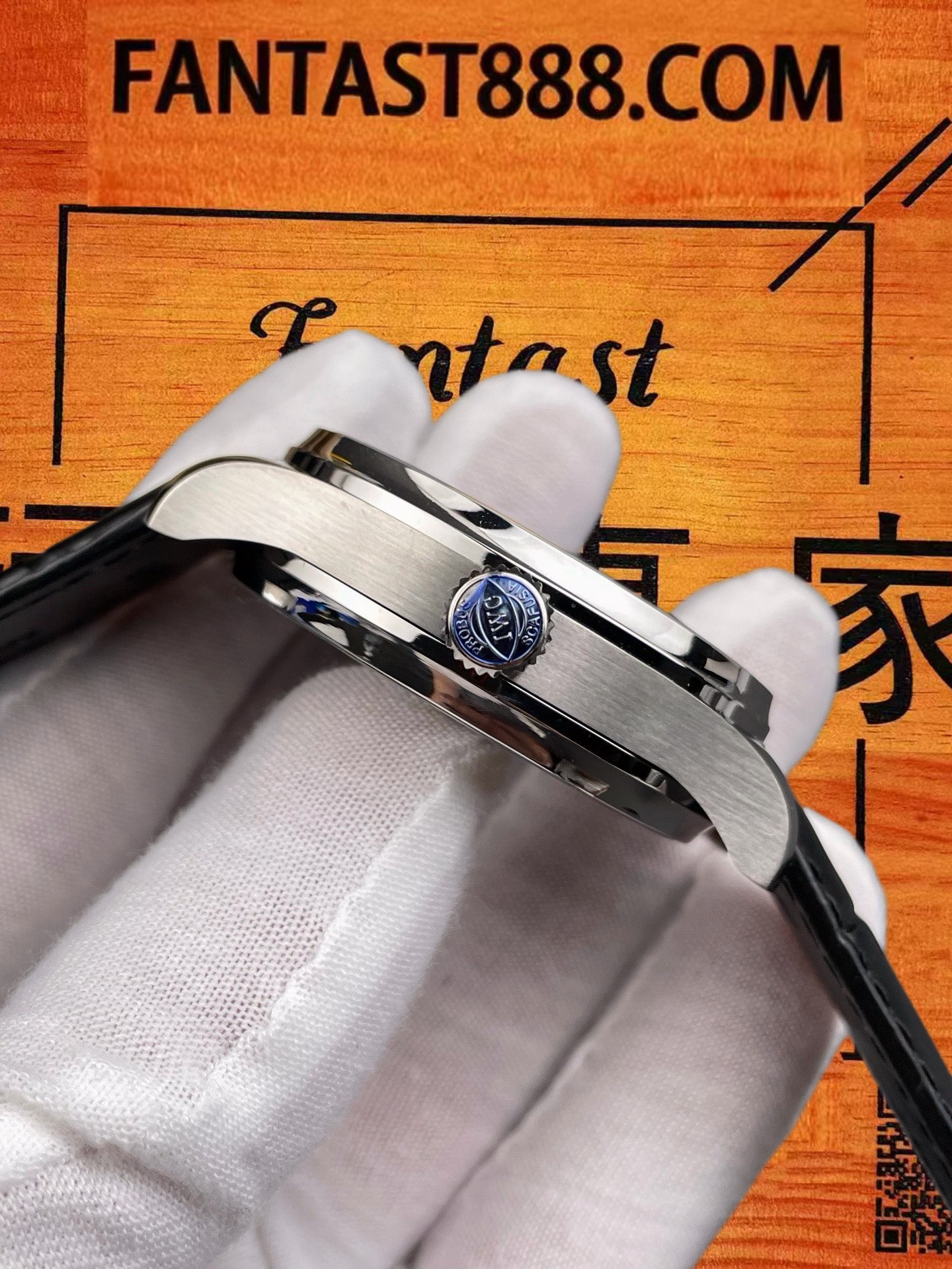 高仿IWC萬國-葡萄牙七日鏈-黑盤-42mm-SL600改52010機 實拍 6