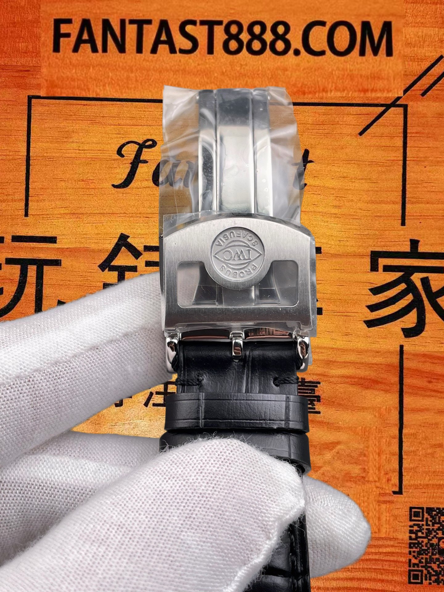 高仿IWC萬國-葡萄牙七日鏈-黑盤-42mm-SL600改52010機 實拍 7