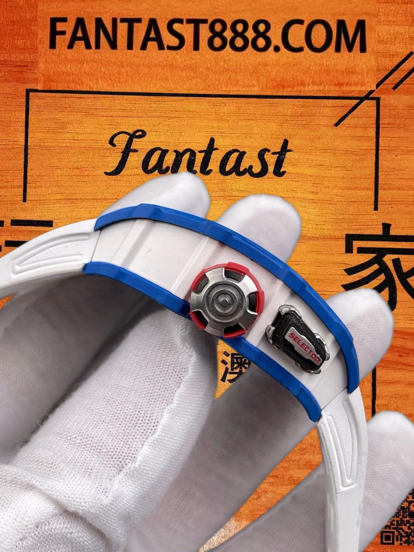高仿理查德米勒-RM35-03-碳纖維藍-50×43.2mm-RMAL2機 實拍 6