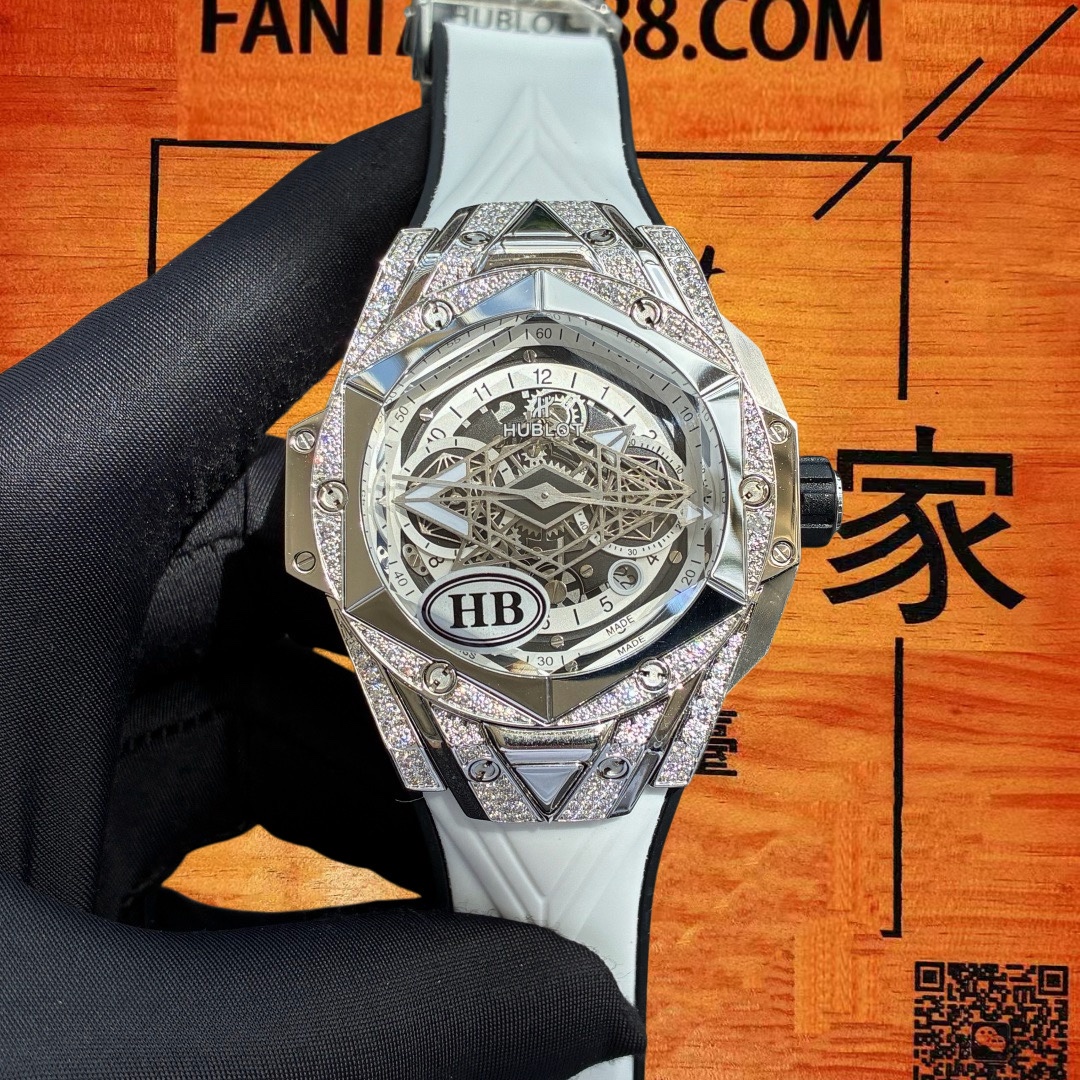 高仿宇舶-BigBang-刺青二代SangBleuII-V3升級版-45mm-7750機 實拍 1
