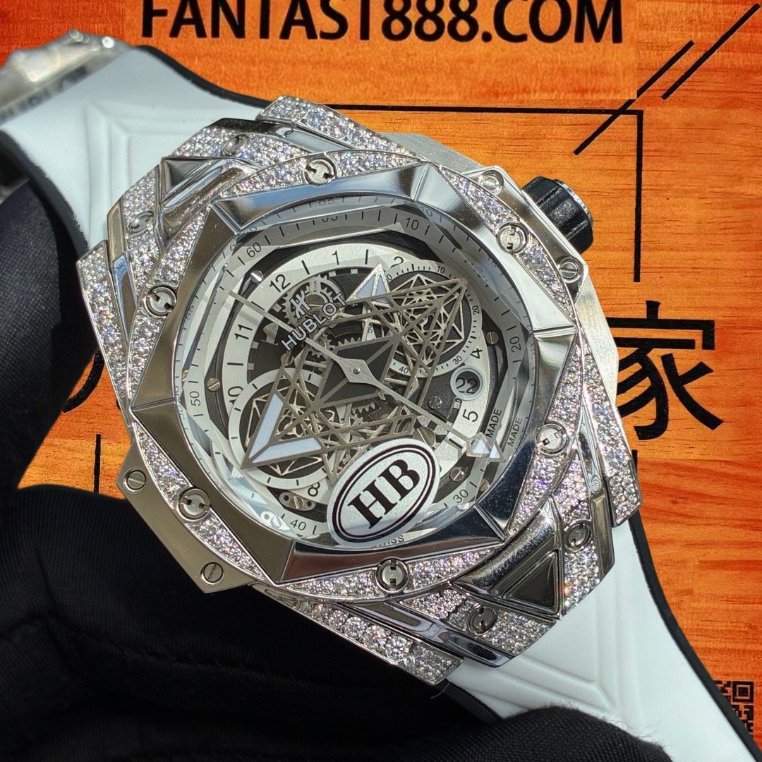 高仿宇舶-BigBang-刺青二代SangBleuII-V3升級版-45mm-7750機 實拍 3