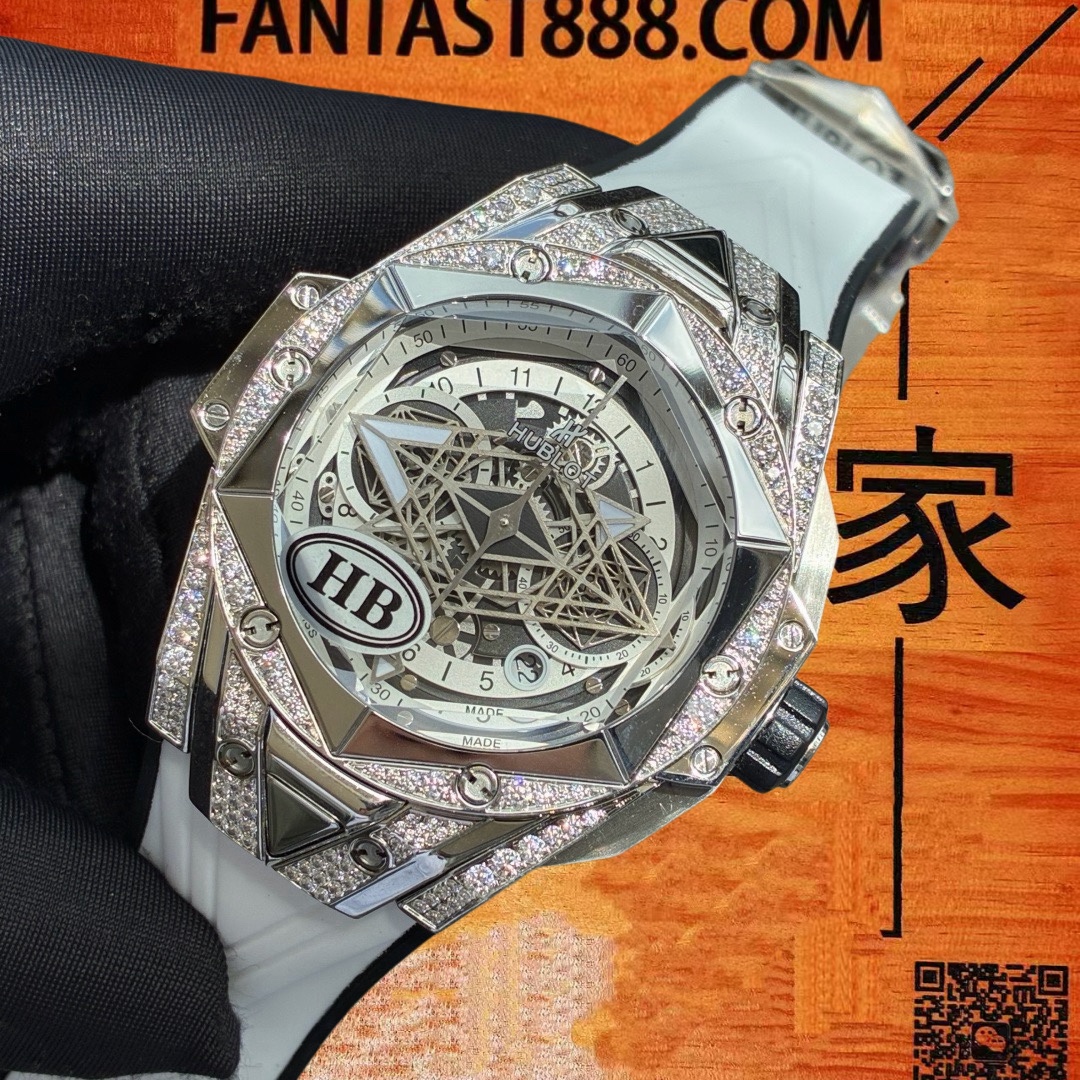 高仿宇舶-BigBang-刺青二代SangBleuII-V3升級版-45mm-7750機 實拍 4