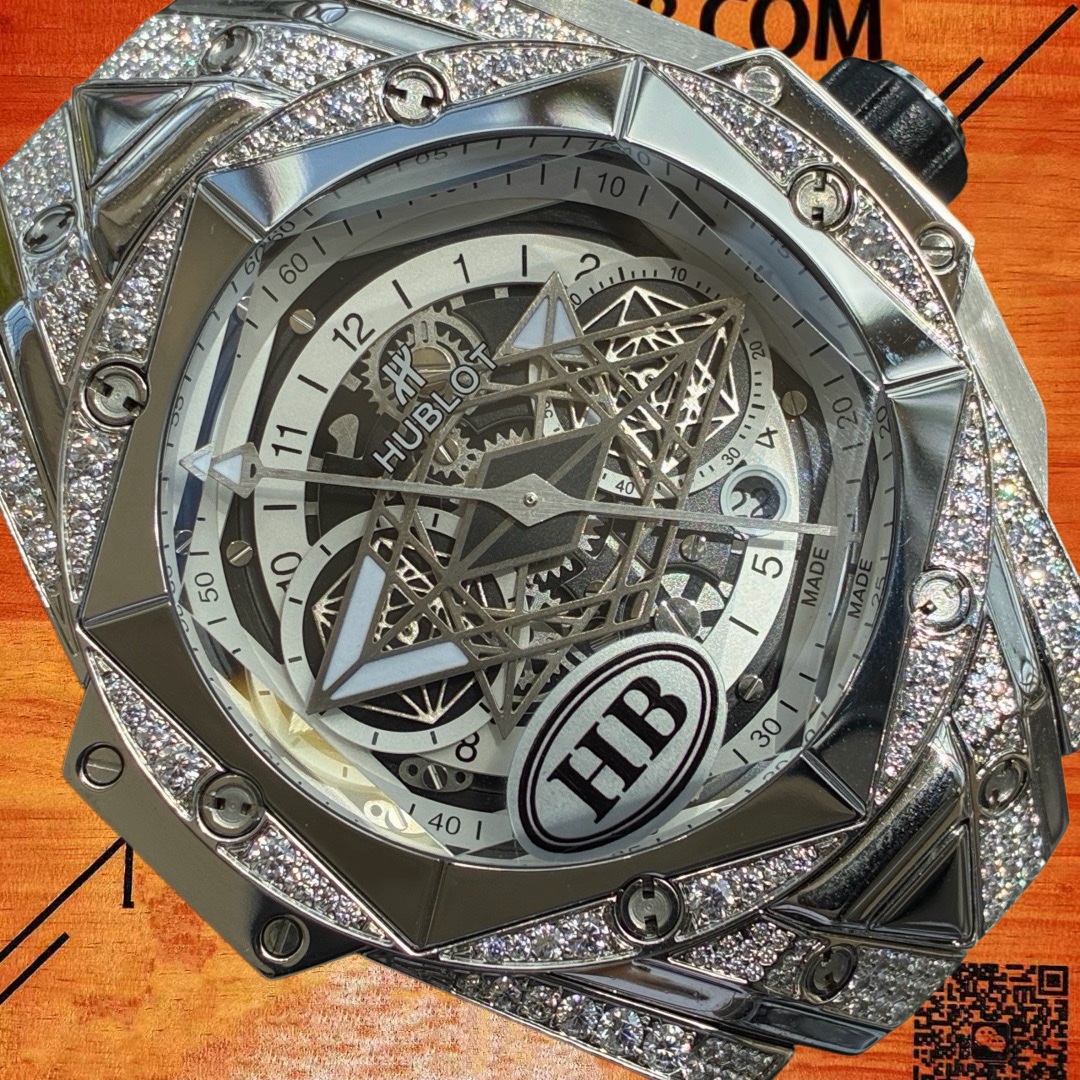 高仿宇舶-BigBang-刺青二代SangBleuII-V3升級版-45mm-7750機 實拍 8