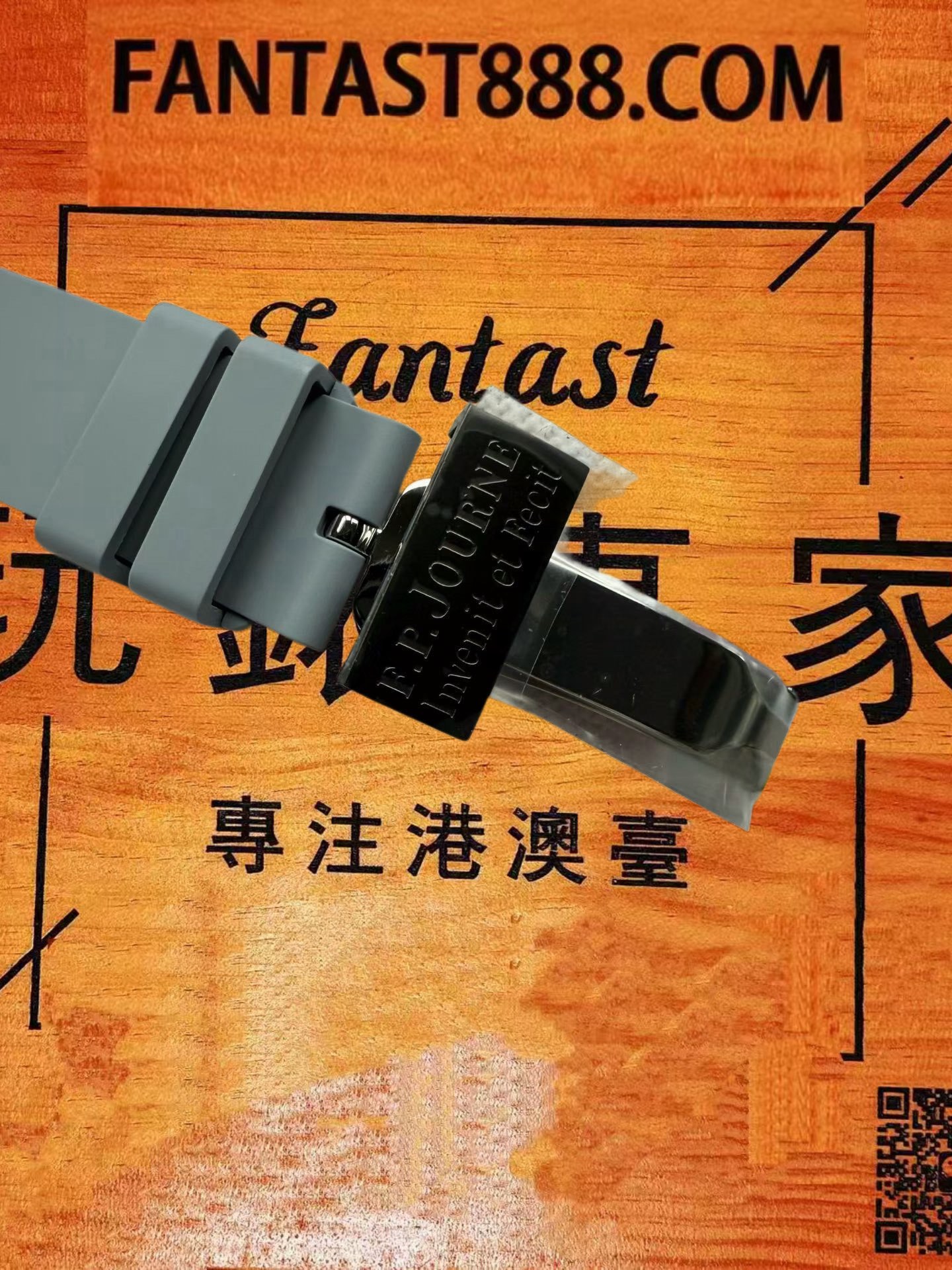 高仿F.P.Journe尊納-Elegante-限定黑面-黑陶瓷-40mm-石英 實拍 6