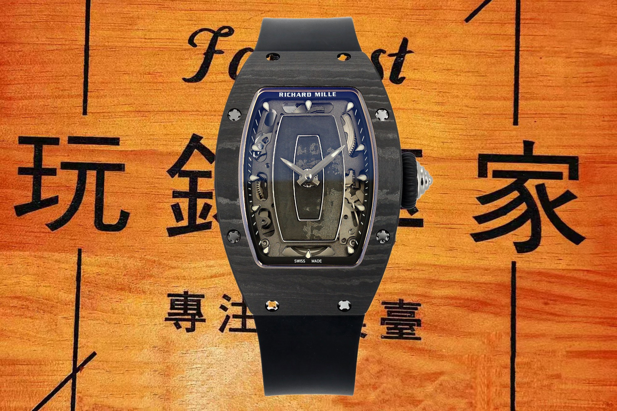 高仿理查德米勒-RM07-1-Carbon-T-碳纖維-45.66mm-CRMA2機 實拍 1