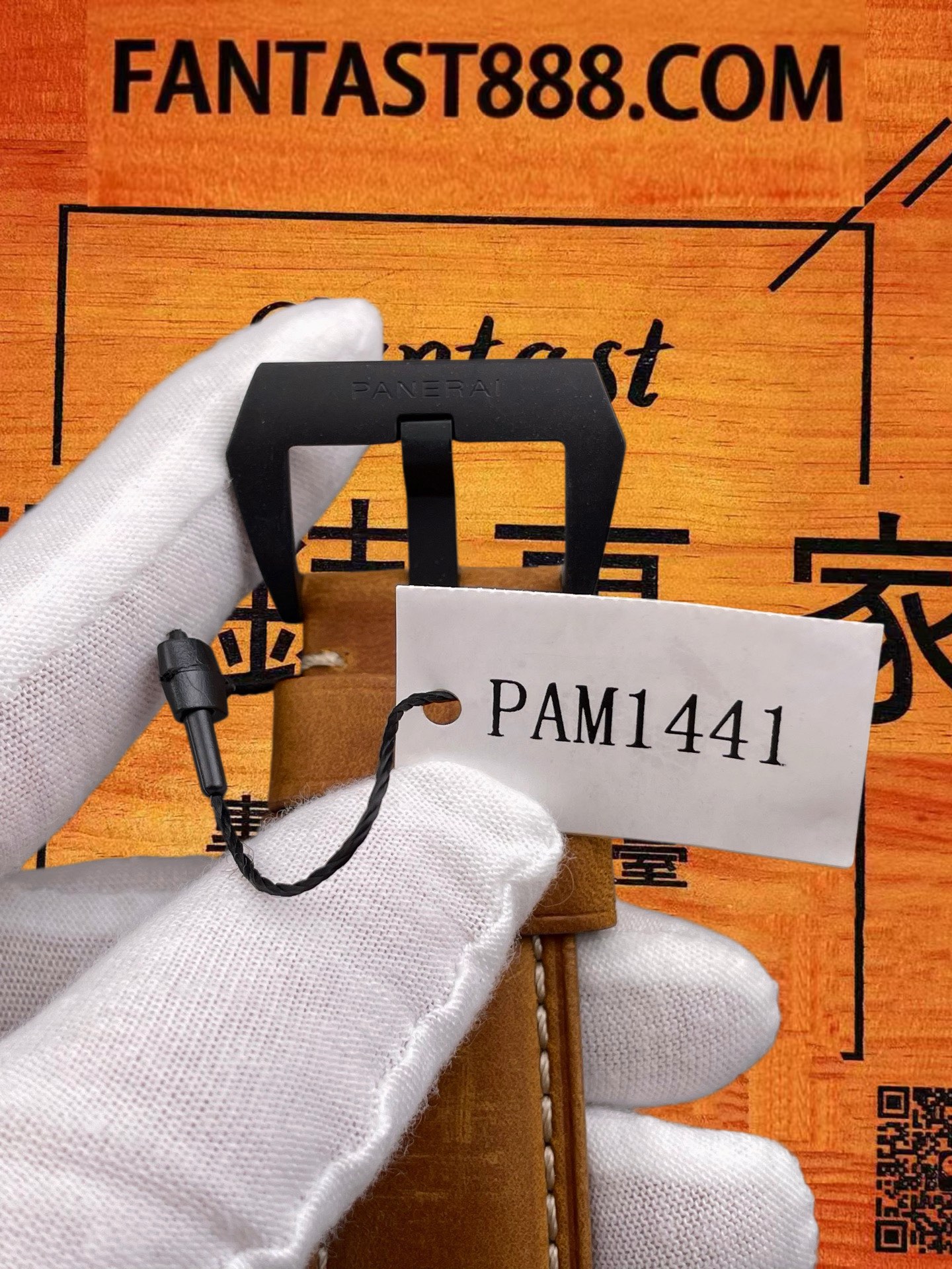 高仿沛納海-Luminor-GMT-PAM1441-黑陶瓷-44mm-P.9010機 實拍 8