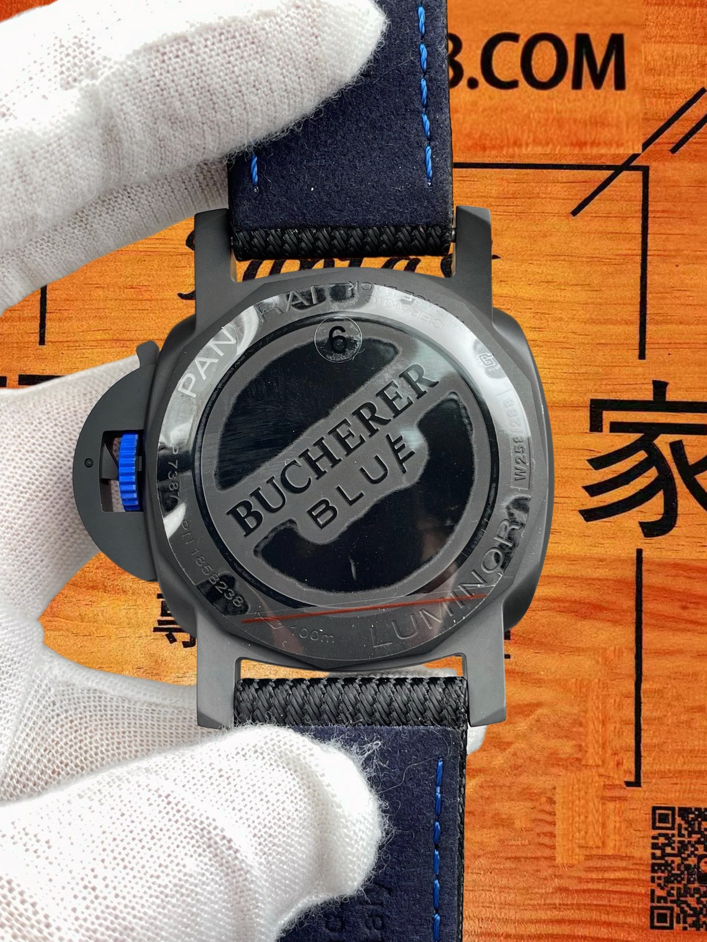 高仿沛納海-Luminor-PAM1176-黑陶瓷-44mm 實拍 5