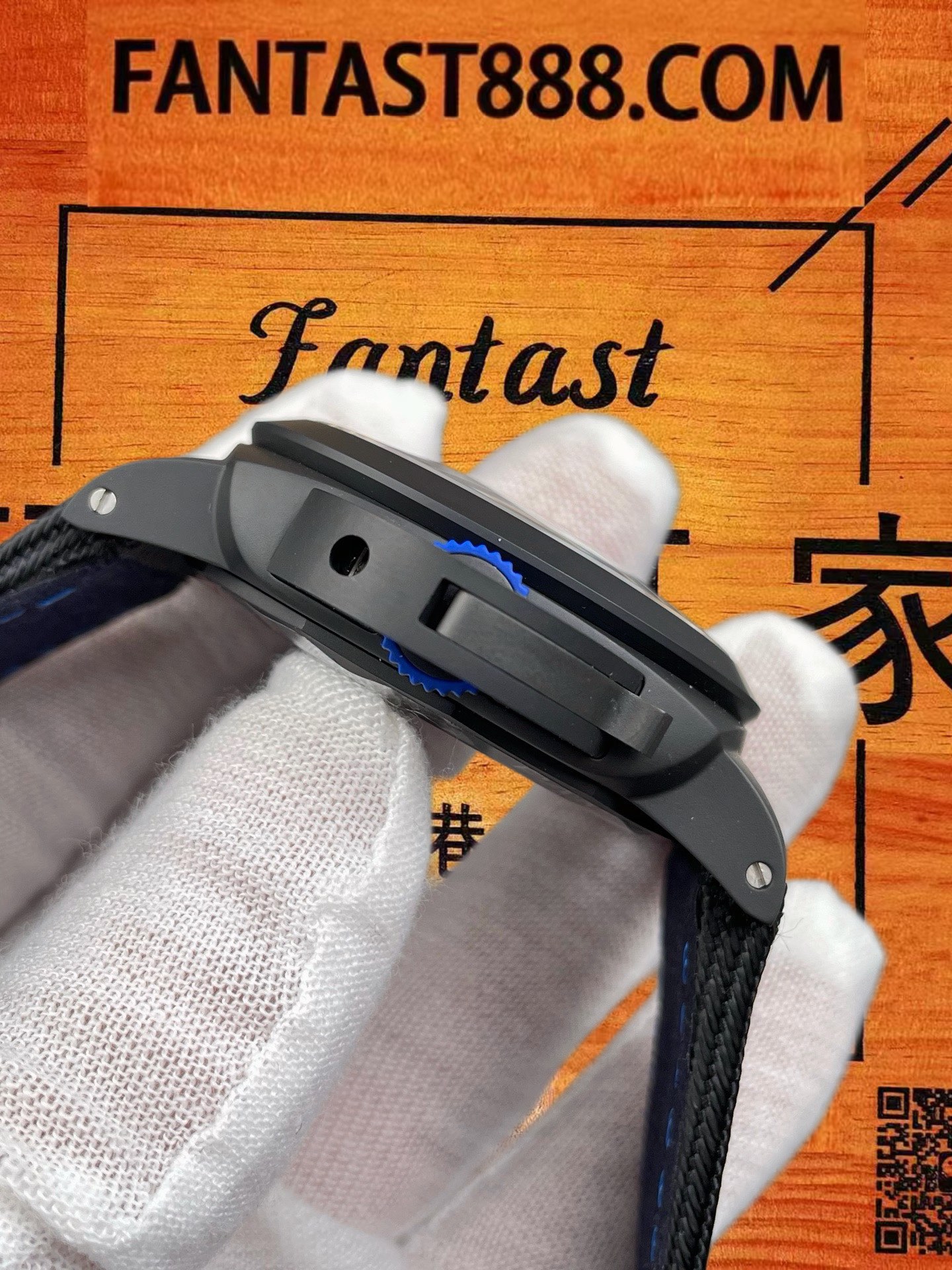 高仿沛納海-Luminor-PAM1176-黑陶瓷-44mm 實拍 6