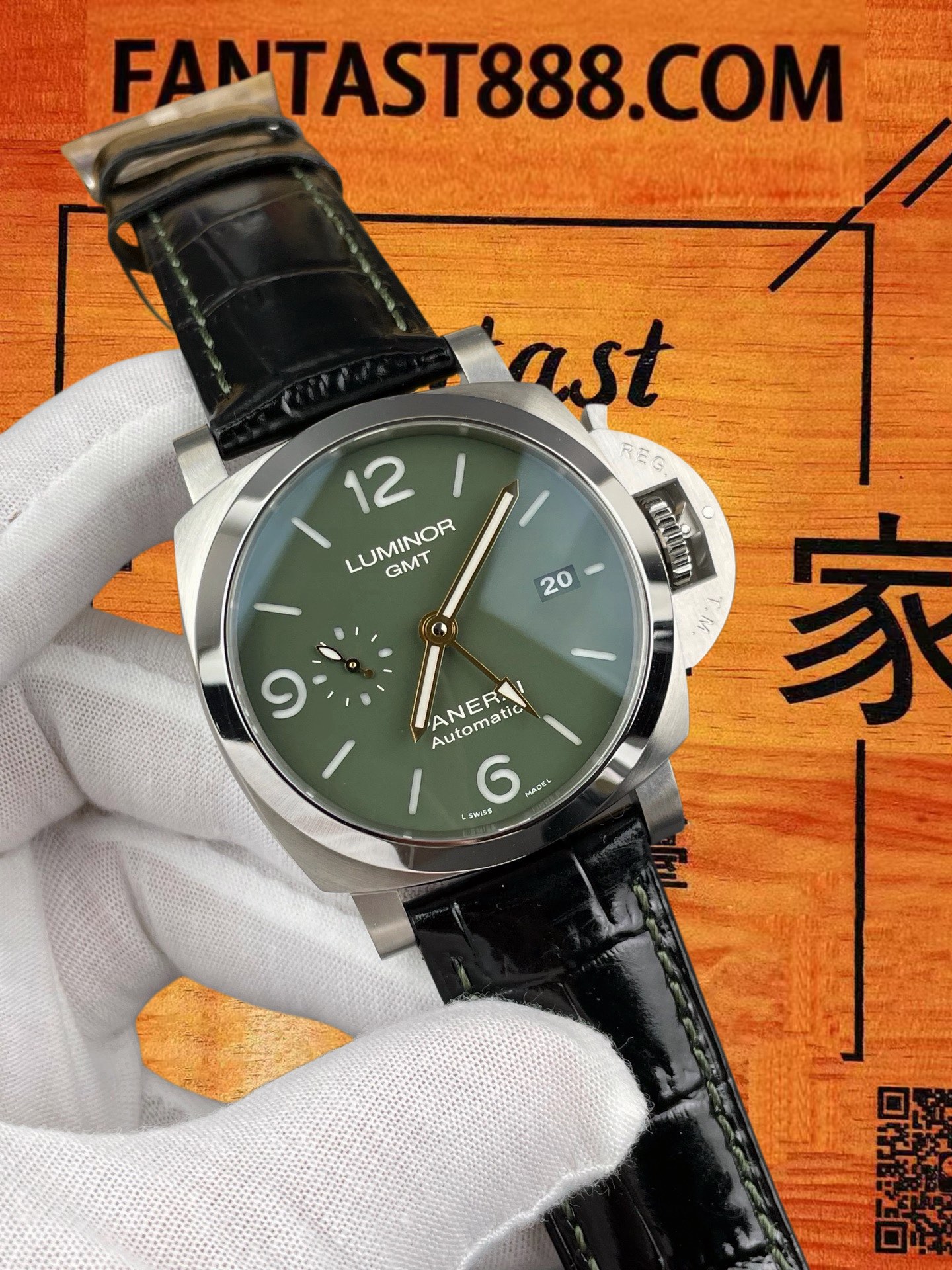 高仿沛納海-Luminor-PAM1056-44mm-自動機械 實拍 2