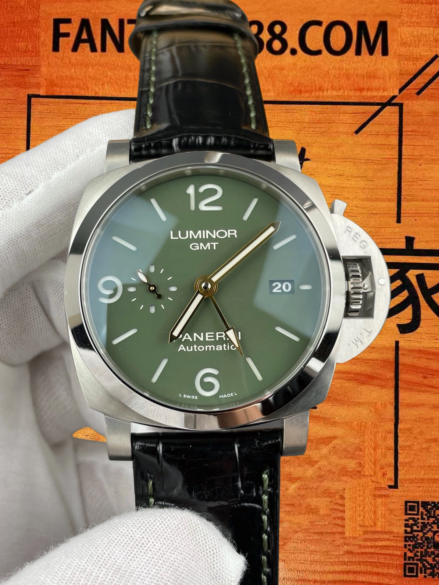 高仿沛納海-Luminor-PAM1056-44mm-自動機械 實拍 3