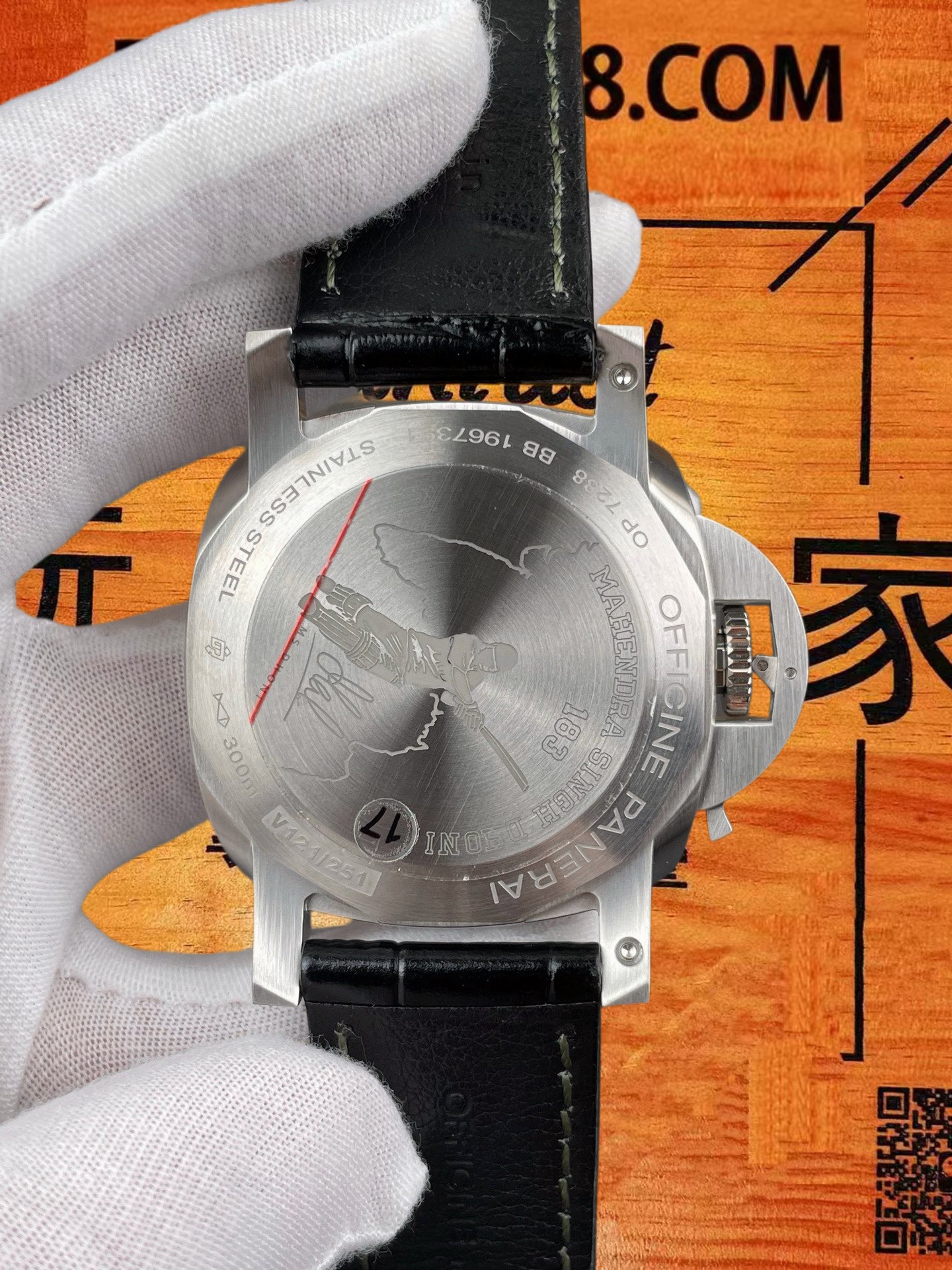 高仿沛納海-Luminor-PAM1056-44mm-自動機械 實拍 5