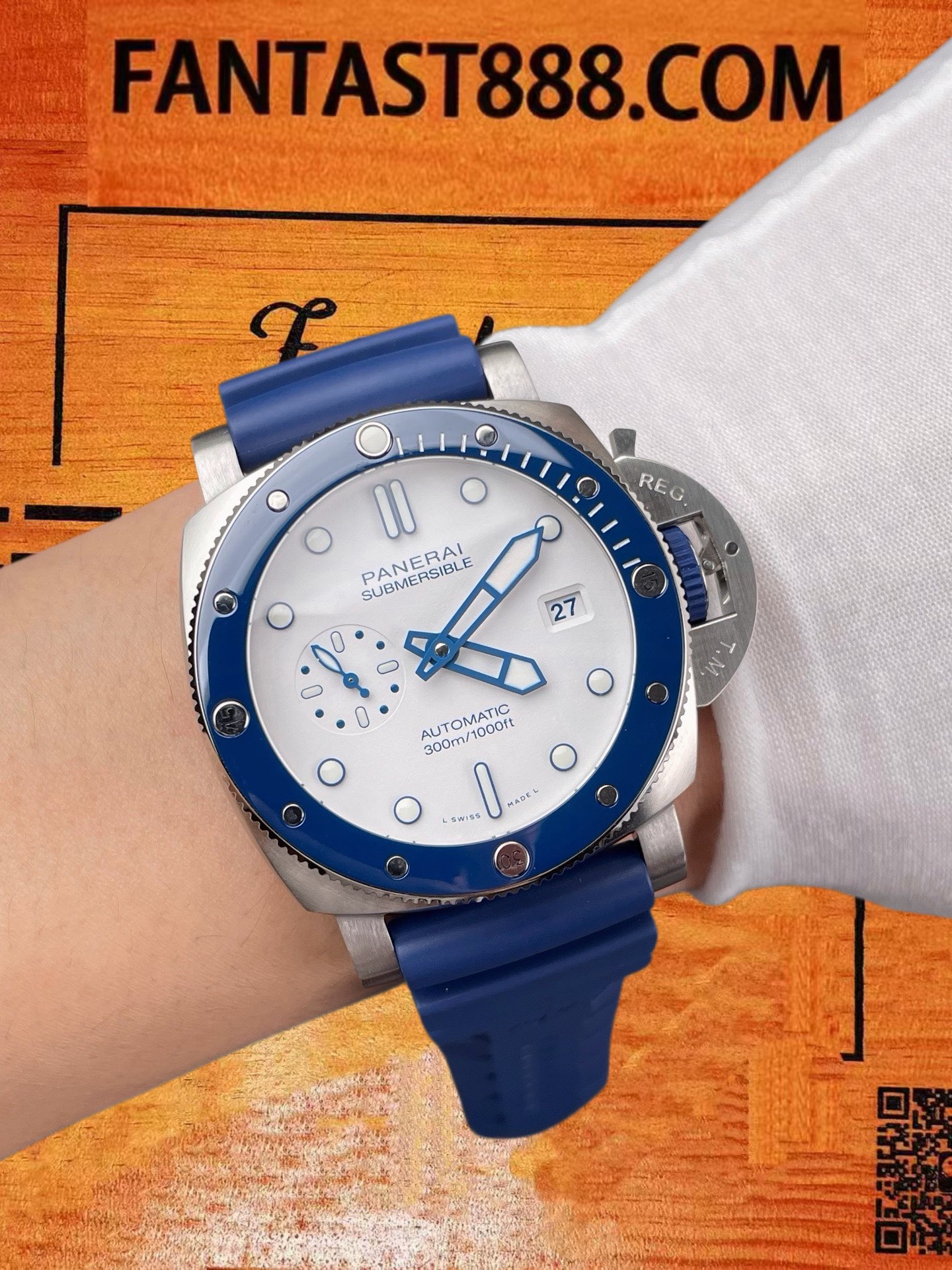 高仿沛納海-Luminor-PAM1696-44mm-自動機械 實拍 9