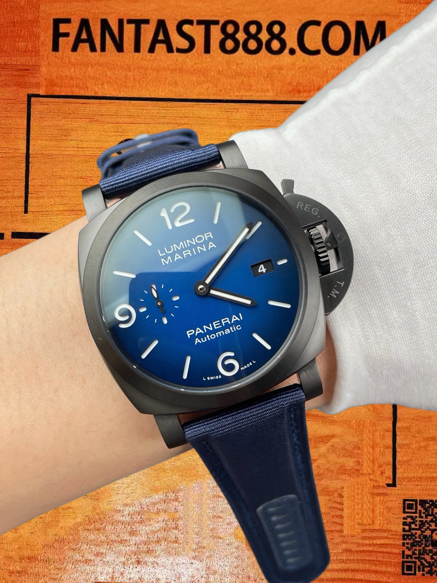 高仿沛納海-Luminor-PAM2319-44mm-自動機械 實拍 9