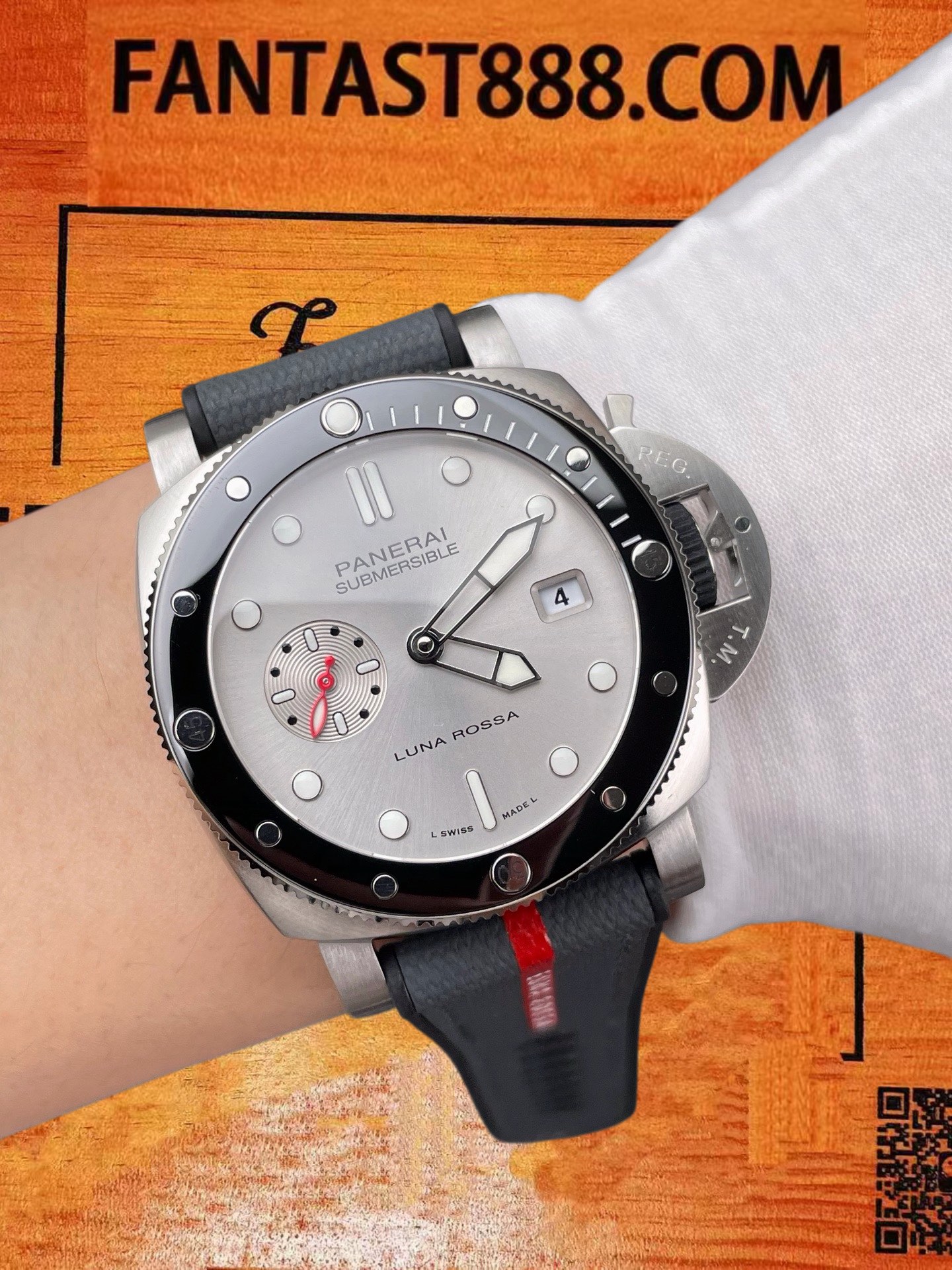 高仿沛納海-Luminor-PAM1681-44mm-自動機械 實拍 9