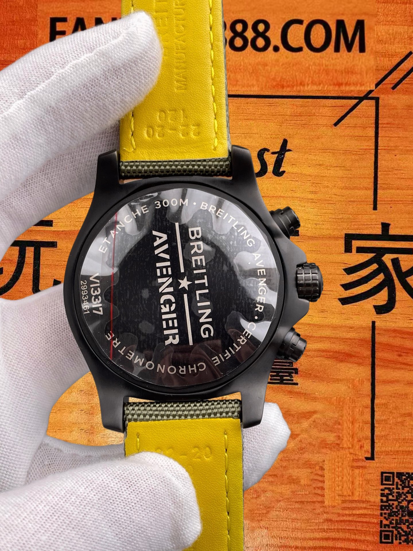 高仿百年靈-復仇者-夜間任務-46mm-7750機 實拍 5