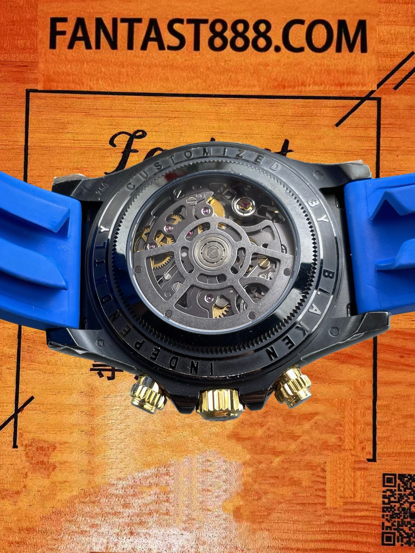高仿勞力士-迪通拿-鏤空黑鋼-40mm-4801機 實拍 5