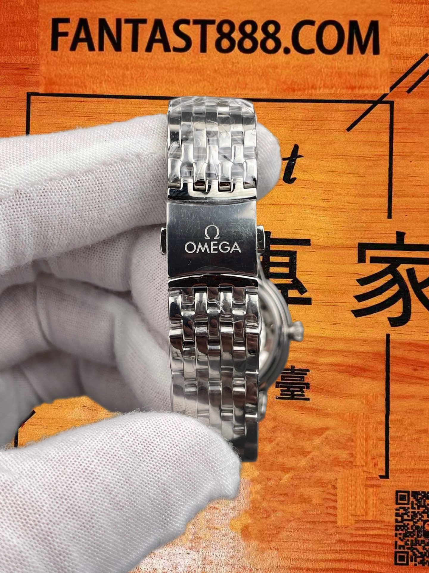 高仿歐米茄-蝶飛-黑針銀盤-34mm-2824機 實拍 8