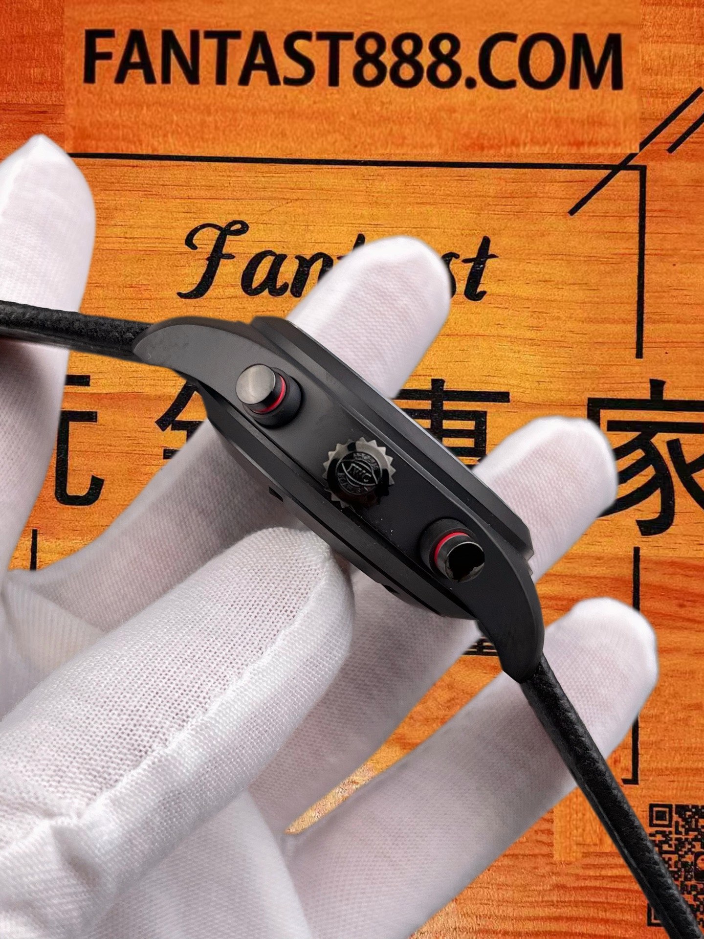 高仿IWC萬國-飛行員計時TopGun-黑陶瓷-44.5mm-V3版 實拍 6