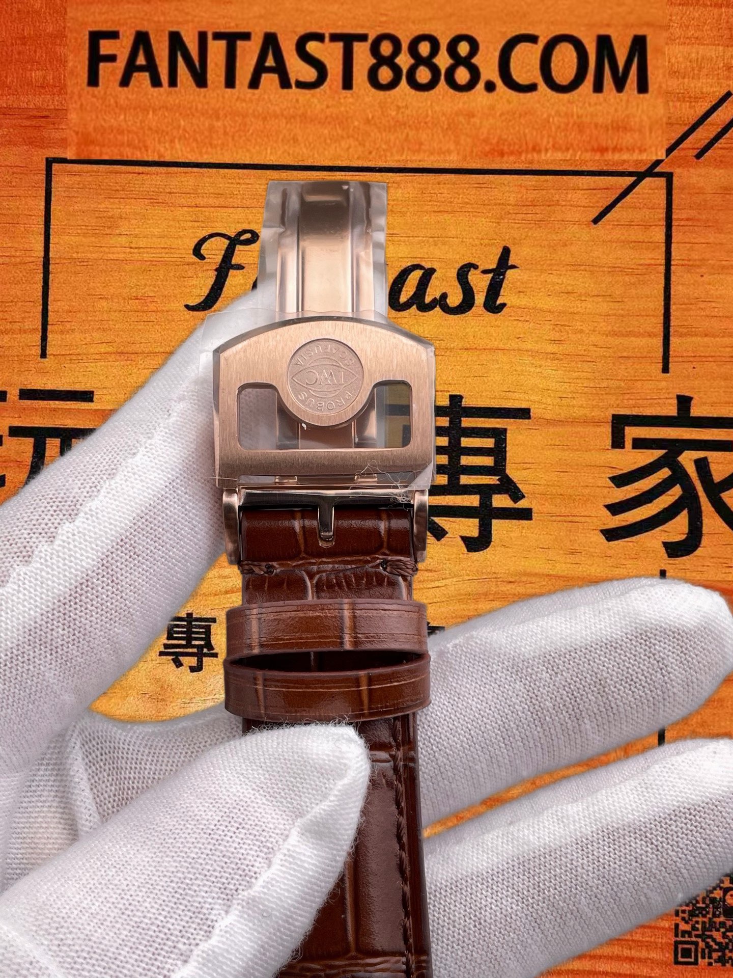 高仿IWC萬國-葡萄牙萬年曆-黑盤玫瑰金-42mm-APS廠 實拍 6