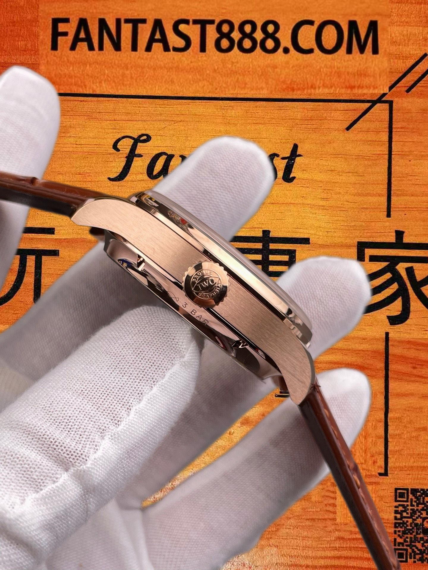 高仿IWC萬國-葡萄牙萬年曆-灰盤玫瑰金-42mm-APS廠 實拍 6