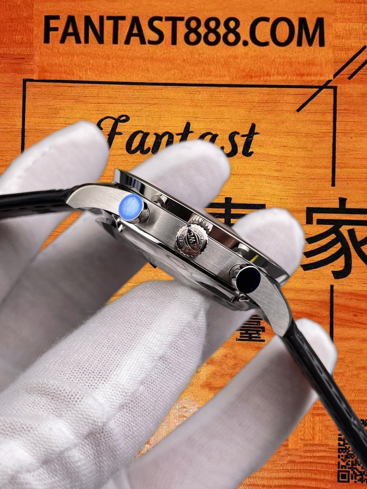 高仿IWC萬國-葡萄牙計時-黑盤透底-41mm-AZ廠 實拍 6