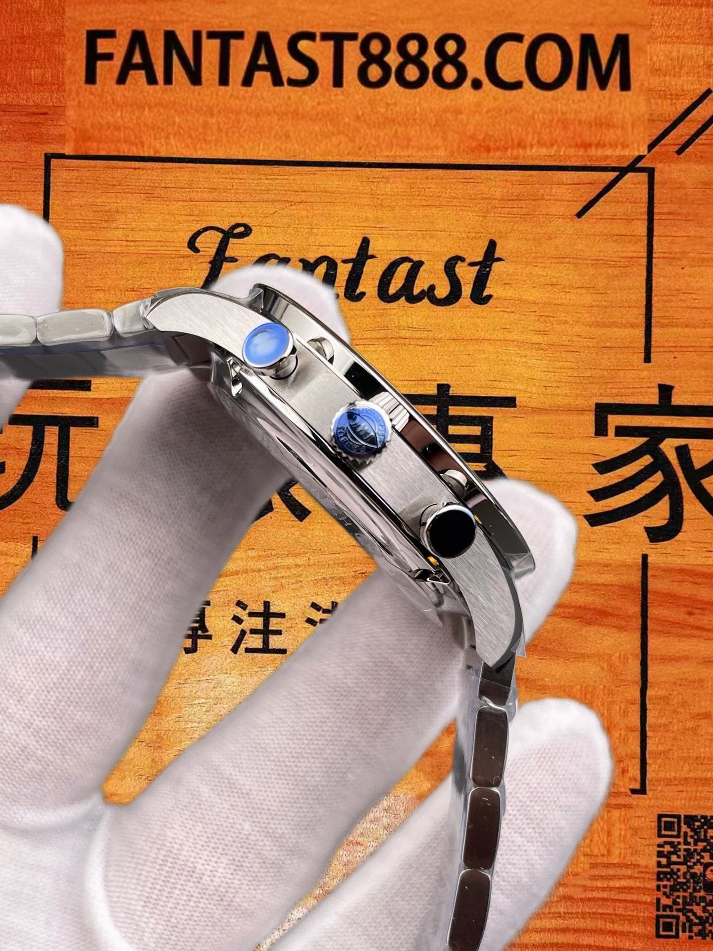 高仿IWC萬國-葡萄牙計時-金針透底-41mm-一體機69355-APS廠 實拍 4