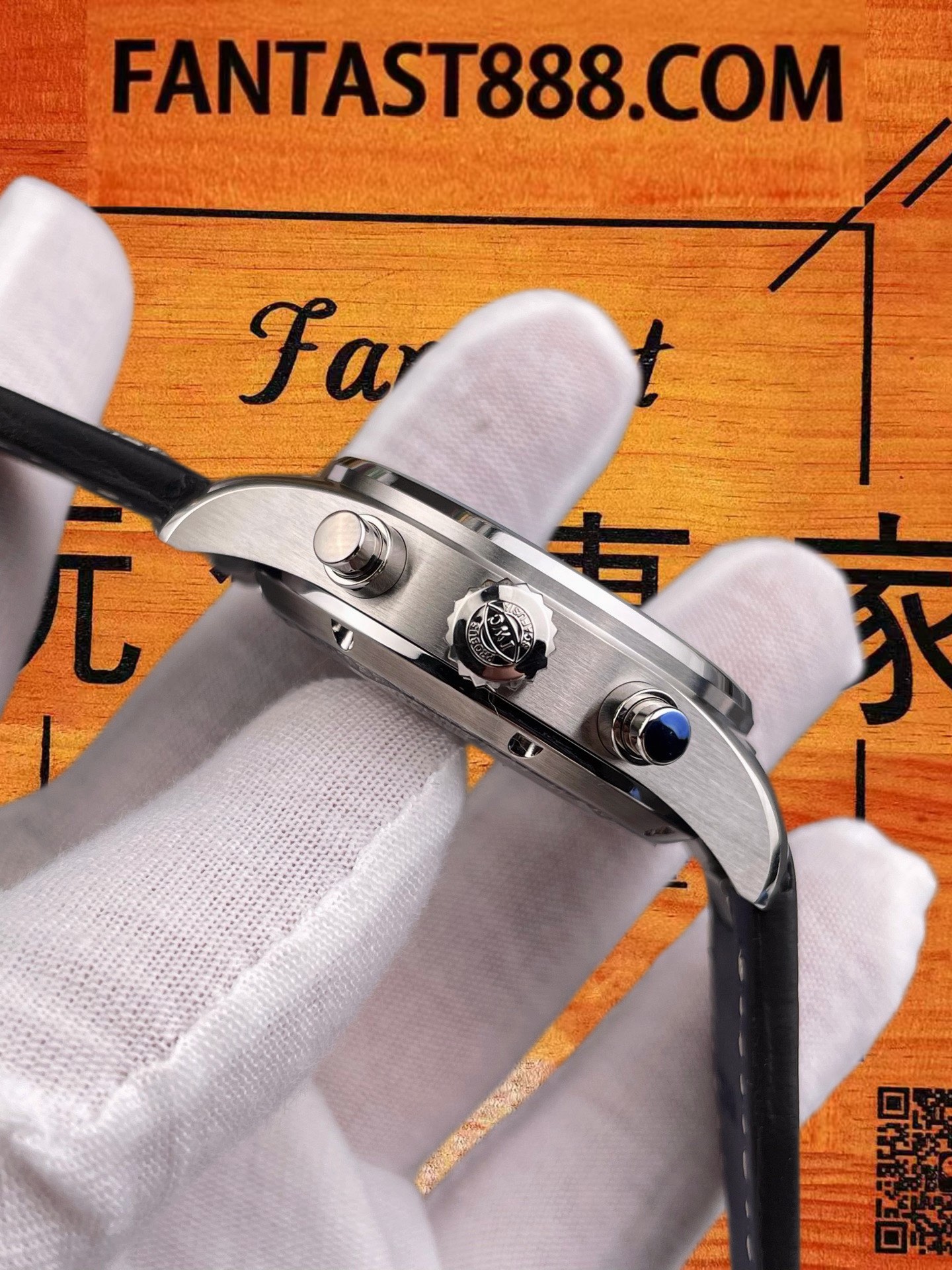 高仿IWC萬國-飛行員飛計-藍盤透底-41mm-一體機69385-APS廠 實拍 6