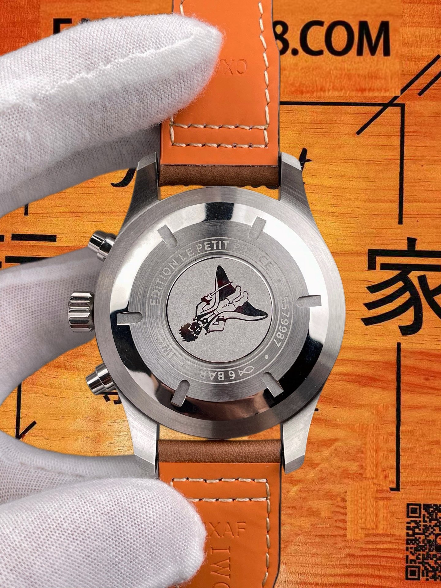 高仿IWC萬國-飛行員小王子計時-藍盤-41mm-AZ廠-7750機 實拍 5