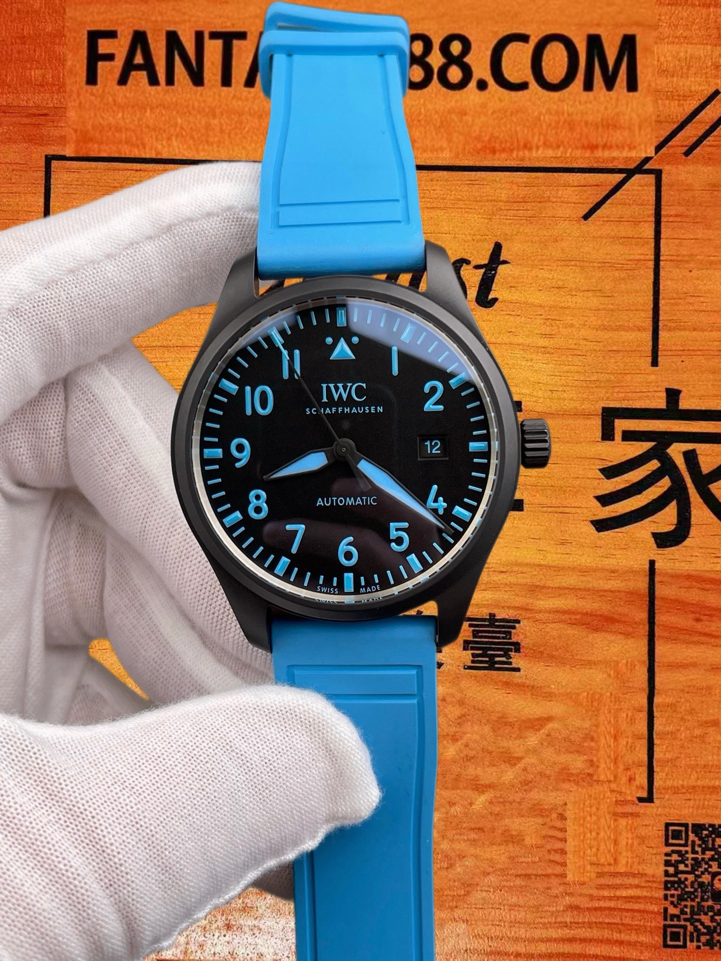 高仿IWC萬國-飛行員F63賽車紀念版-41mm-M+廠-9015機 實拍 1