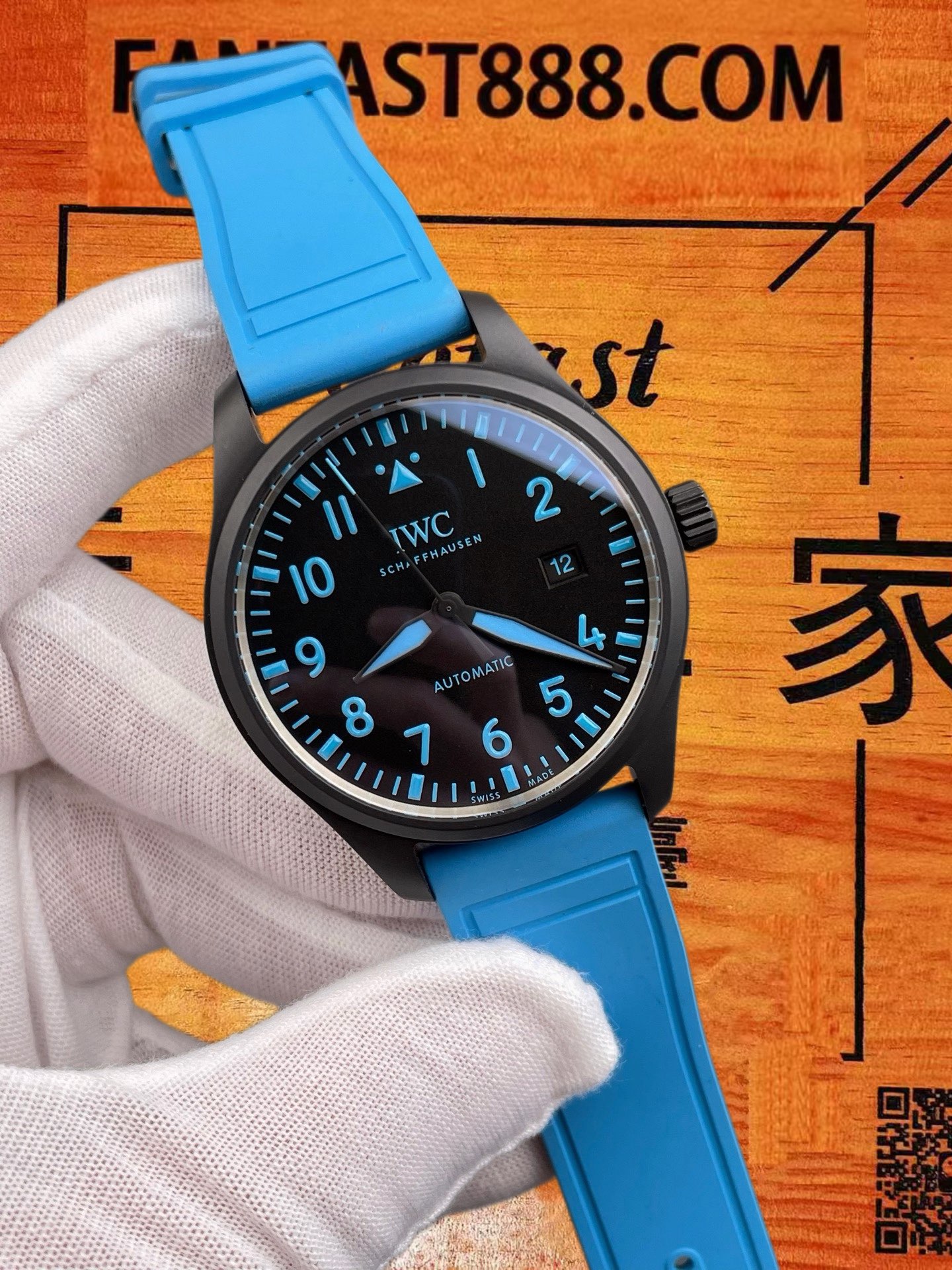 高仿IWC萬國-飛行員F63賽車紀念版-41mm-M+廠-9015機 實拍 2