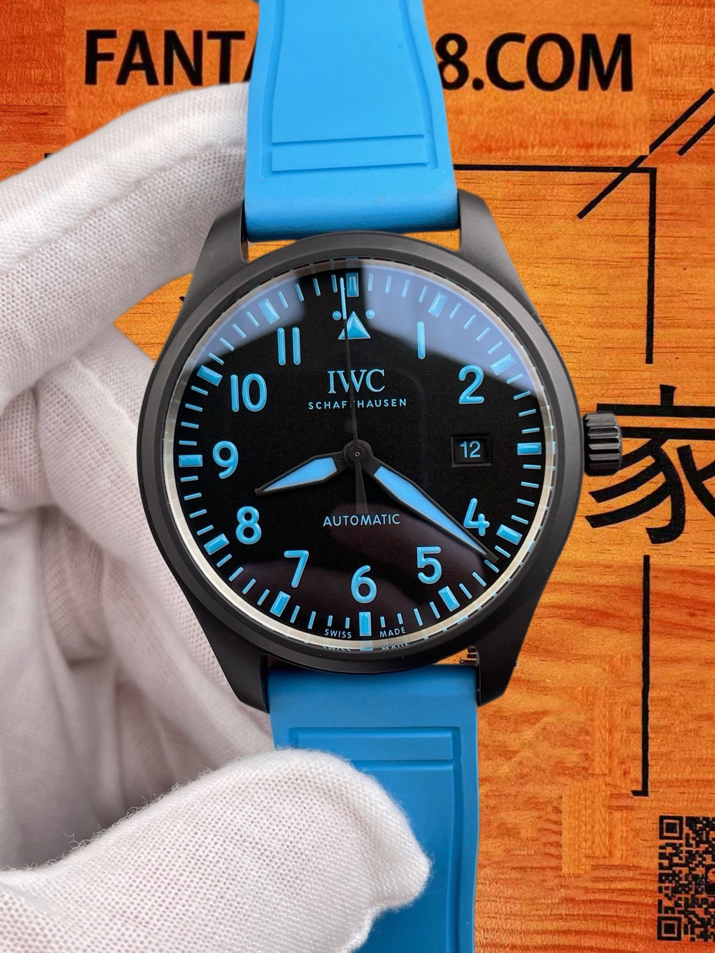 高仿IWC萬國-飛行員F63賽車紀念版-41mm-M+廠-9015機 實拍 3