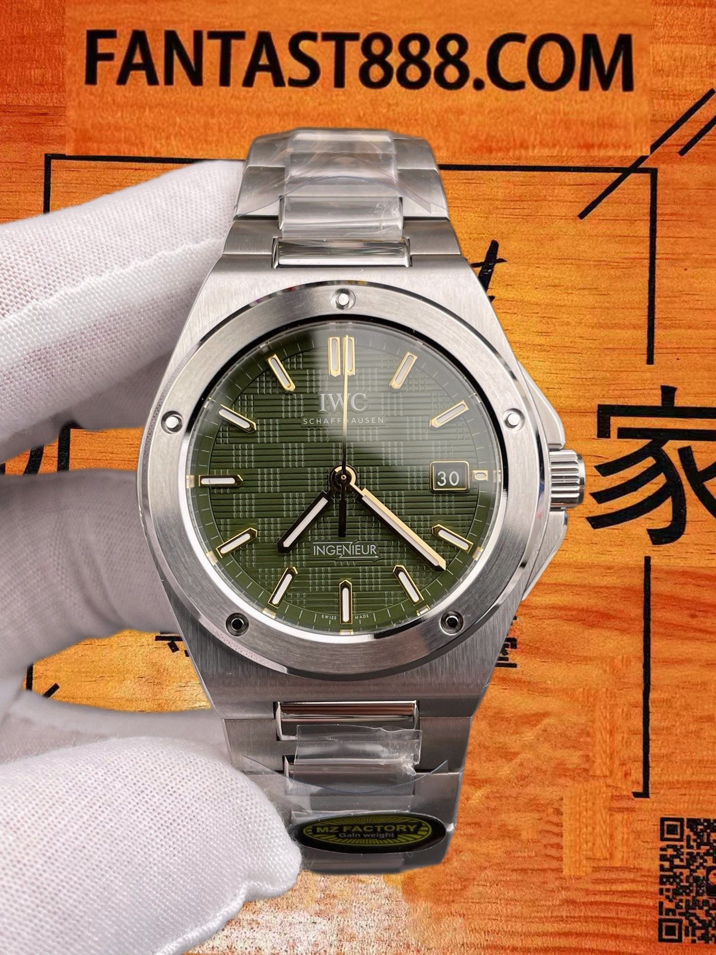 高仿IWC萬國-工程師-牛油果綠-40mm-MZ廠-2892機 實拍 3
