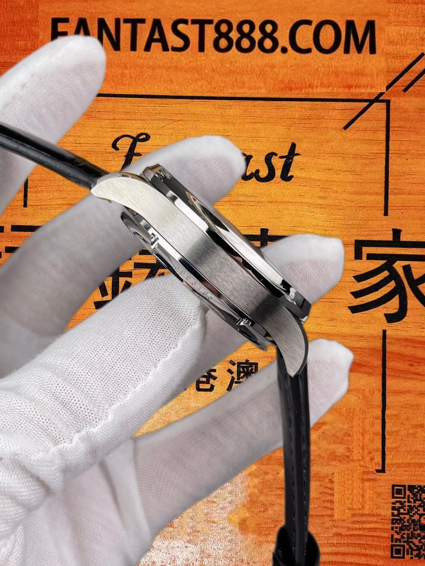 高仿IWC萬國-葡萄牙年曆-黑盤鋼殼-44mm-V7廠-IW503501 實拍 4