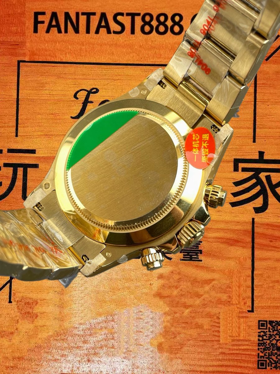 綠金迪 三眼計時小錶盤