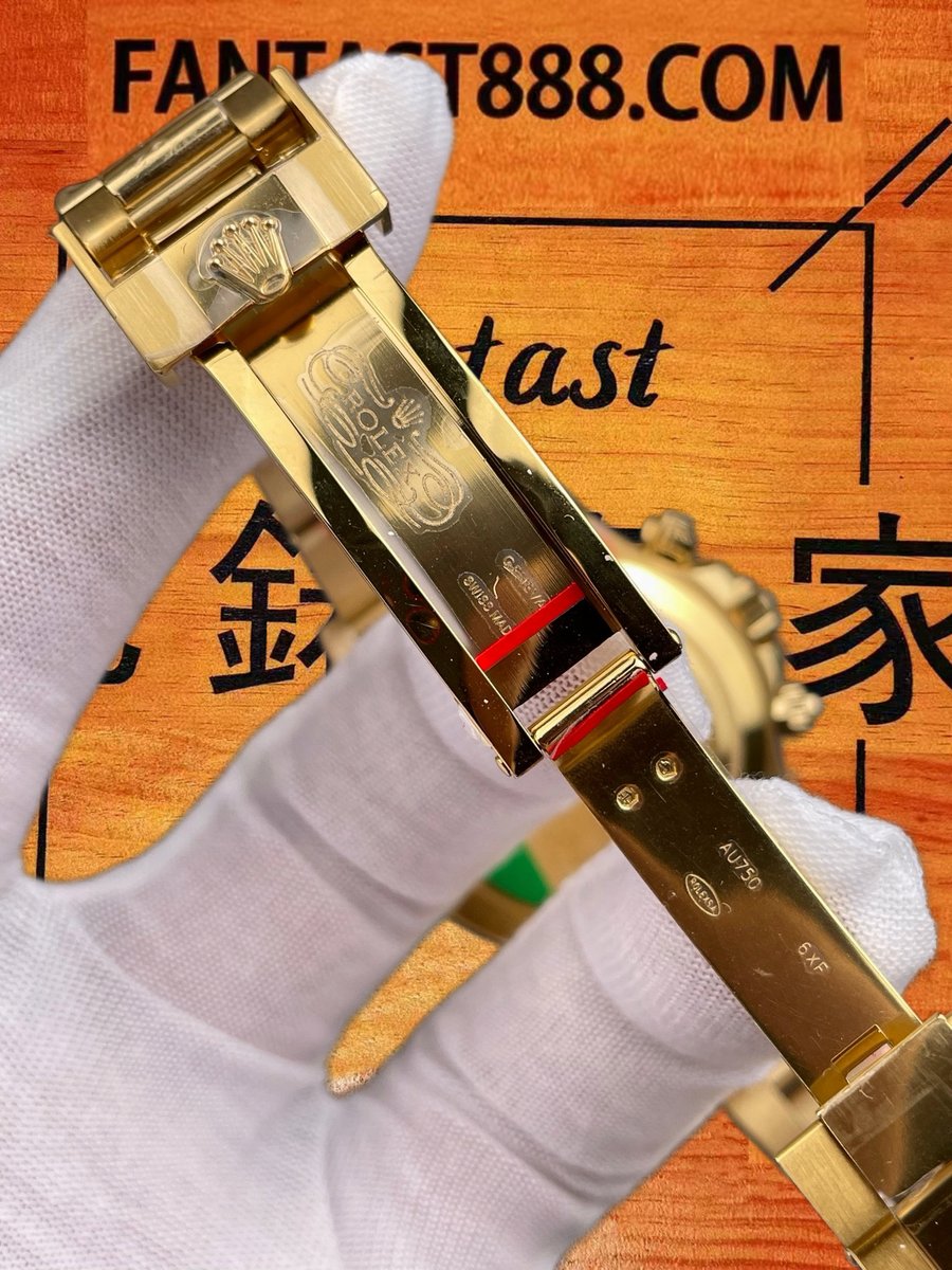 綠金迪 錶帶配重細節