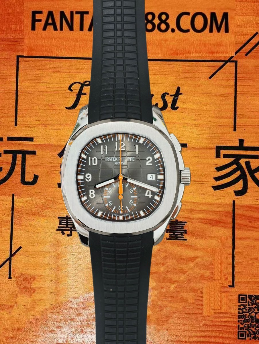 DDF廠百達翡麗手雷5968黑盤黑帶42mm｜Cal.28-520飛返計時｜一體開模機芯｜300米防水｜港澳台現貨