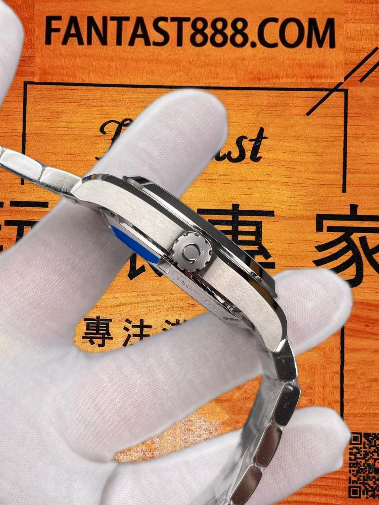 高仿歐米茄-海馬150米Aqua Terra-大黃蜂-黑盤黃針-41mm-8900機芯-VS廠 實拍 6