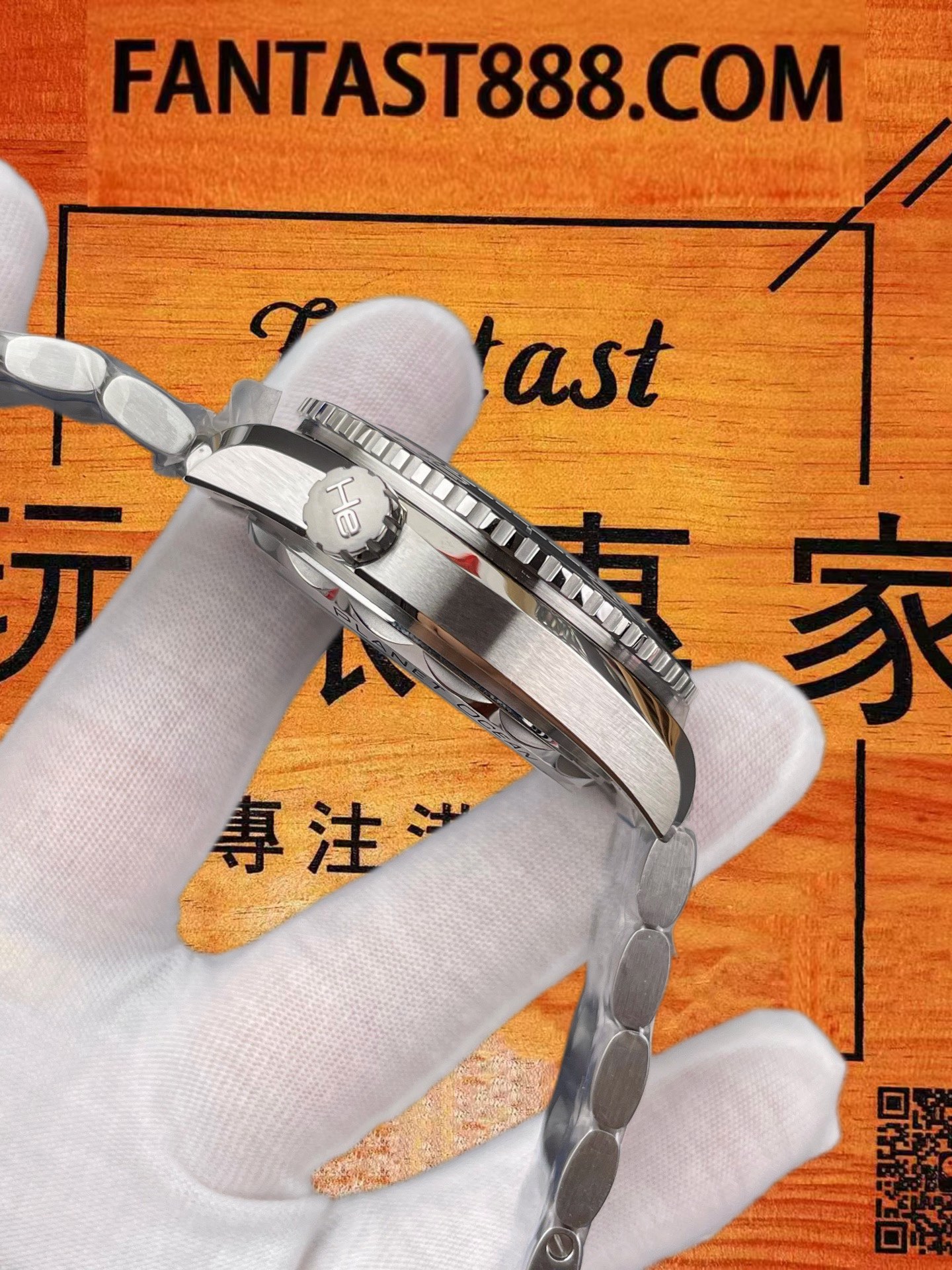 高仿歐米茄-海馬600米Planet Ocean-黑盤-43.5mm-8900機芯-VS廠 實拍 4