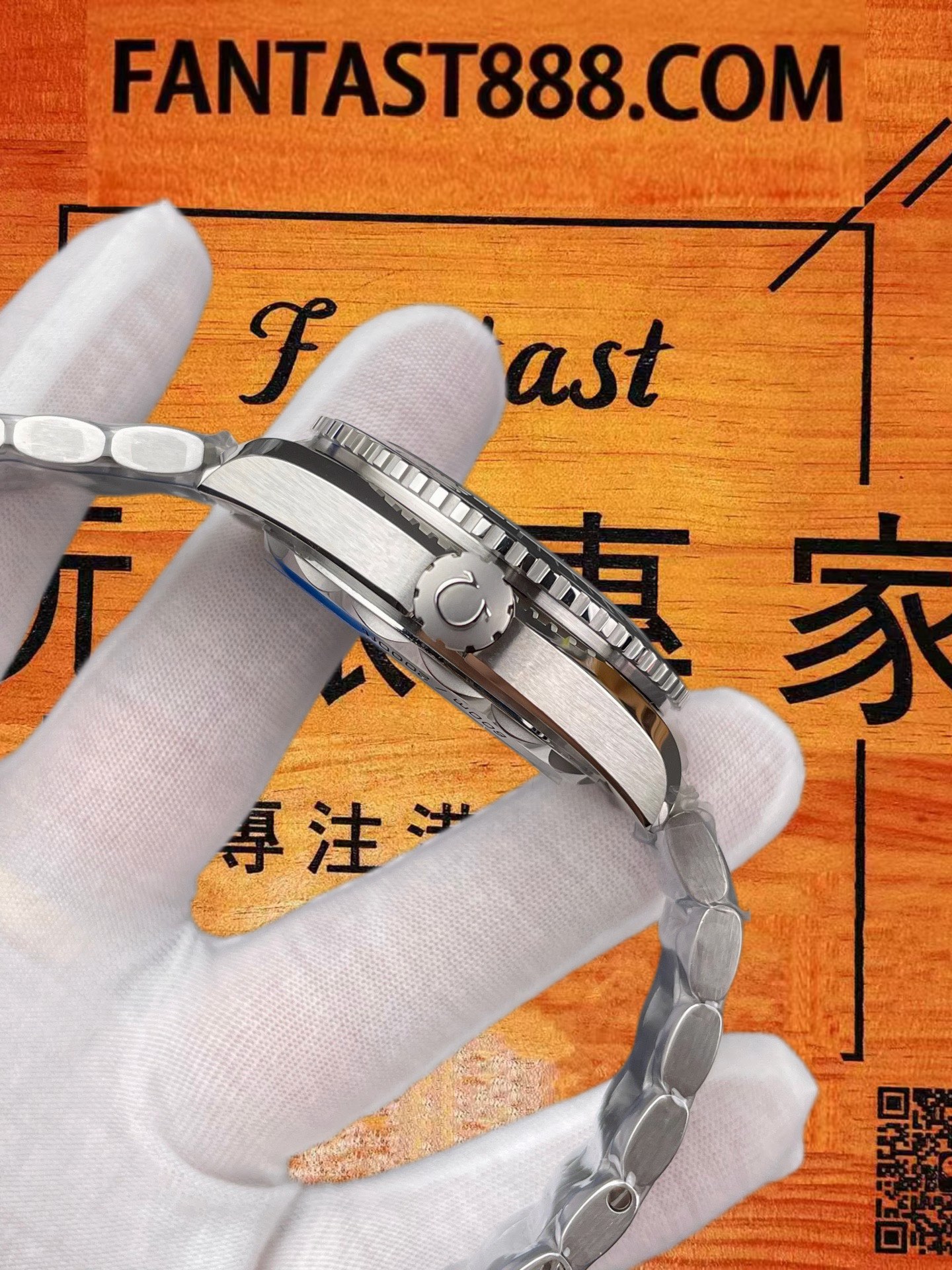 高仿歐米茄-海馬600米Planet Ocean-黑盤-43.5mm-8900機芯-VS廠 實拍 6