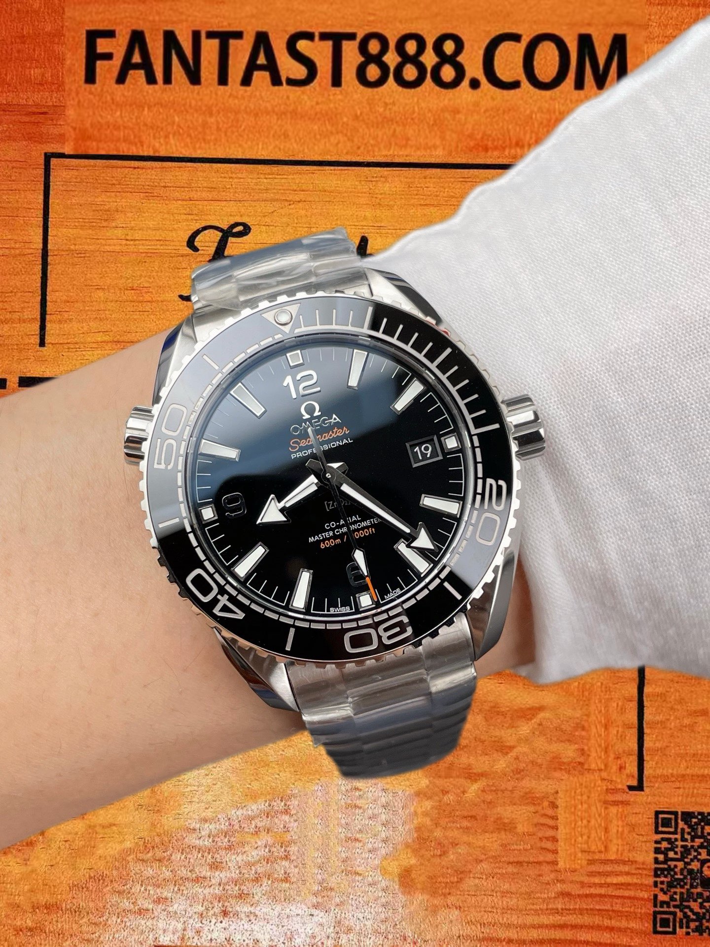 高仿歐米茄-海馬600米Planet Ocean-黑盤-43.5mm-8900機芯-VS廠 實拍 9