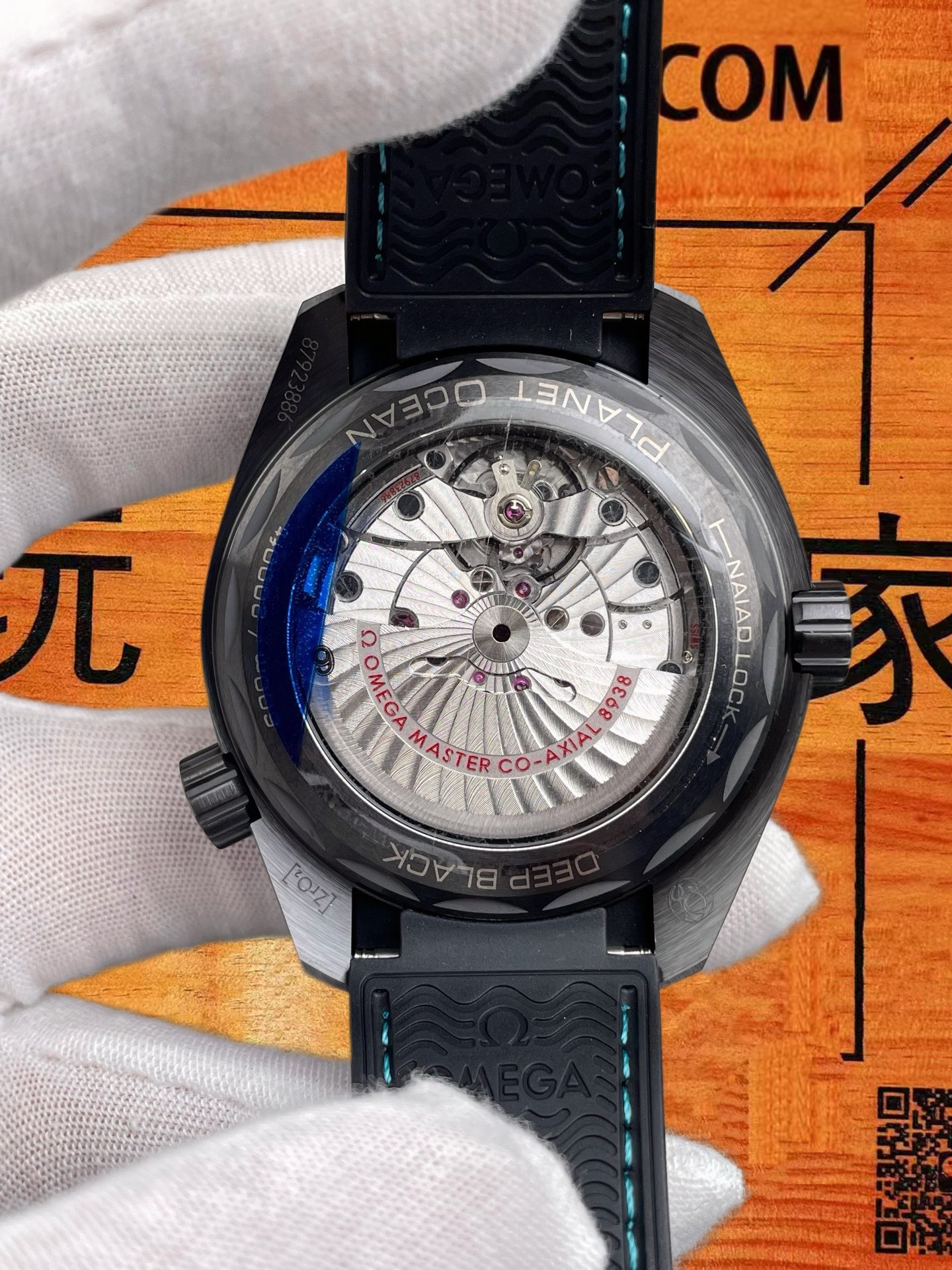 高仿歐米茄-海馬600米Planet Ocean-GMT世界時黑武士-45.5mm-8938機芯-VS廠 實拍 5