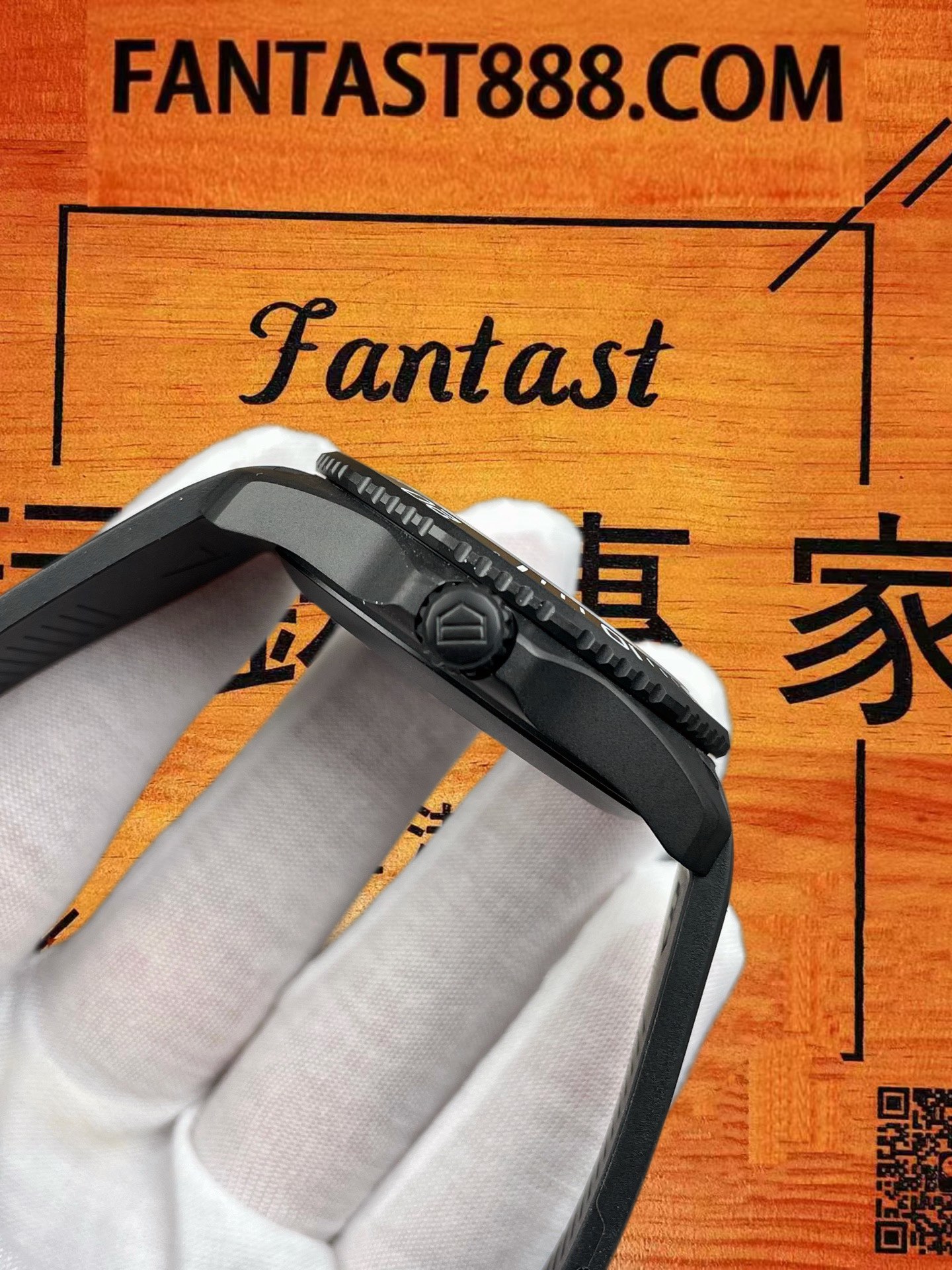 高仿原單泰格豪雅-Aquaracer競潛-黑陶瓷白盤-43mm-SW200機芯 實拍 4