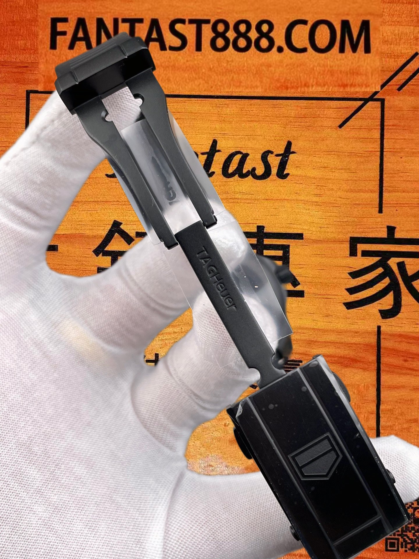 高仿原單泰格豪雅-Aquaracer競潛-黑陶瓷白盤-43mm-SW200機芯 實拍 7