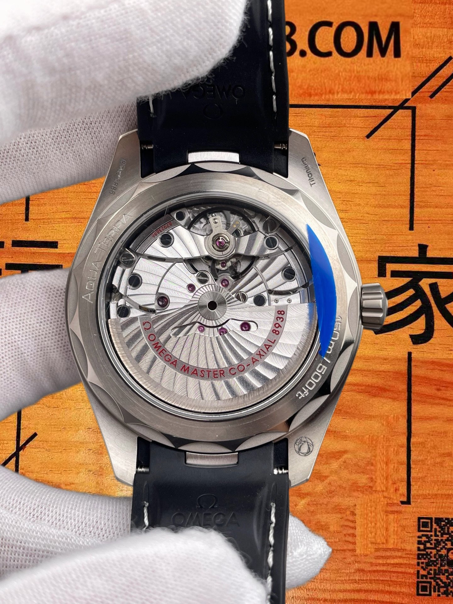 高仿VS廠歐米茄海馬150世界時黑鈦43mm/8938機/正品公價¥76000 實拍 5