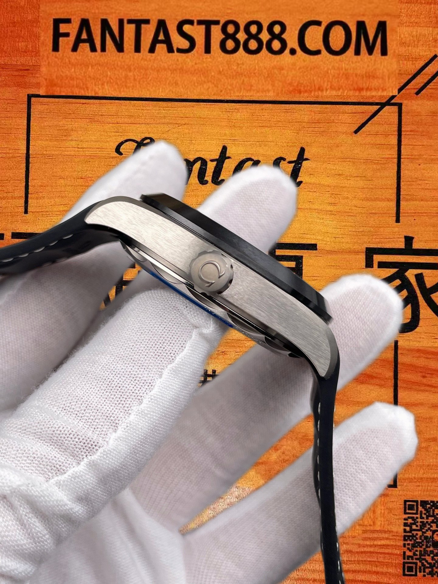 高仿VS廠歐米茄海馬150世界時黑鈦43mm/8938機/正品公價¥76000 實拍 6