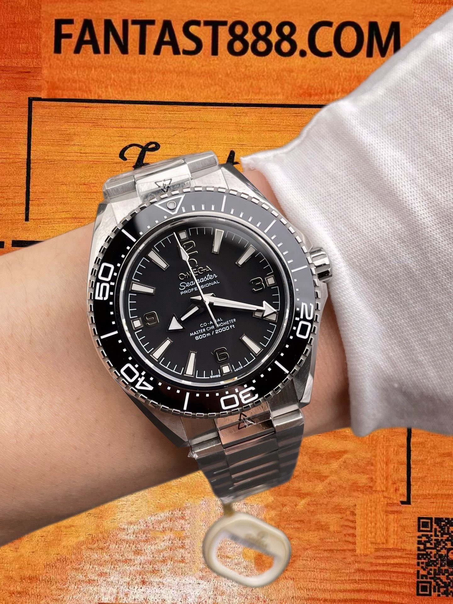 高仿VS+廠歐米茄Seamaster Planet Ocean 600m黑盤42mm/2824機芯/正品公價¥52000 實拍 9