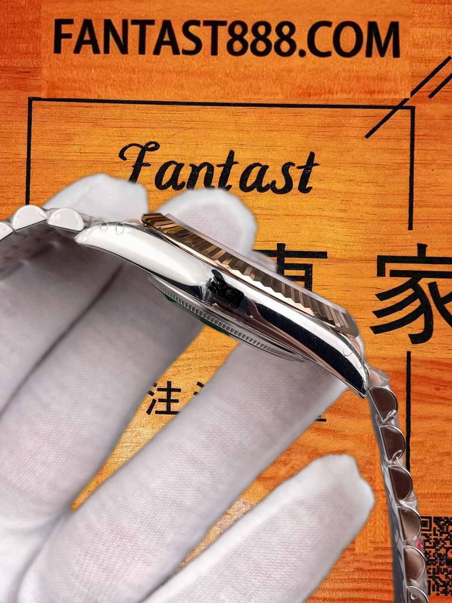 高仿VS廠勞力士Datejust 41日誌間玫金綠蘿灰盤/VS自研3235一體機芯/正品公價¥105000 實拍 6