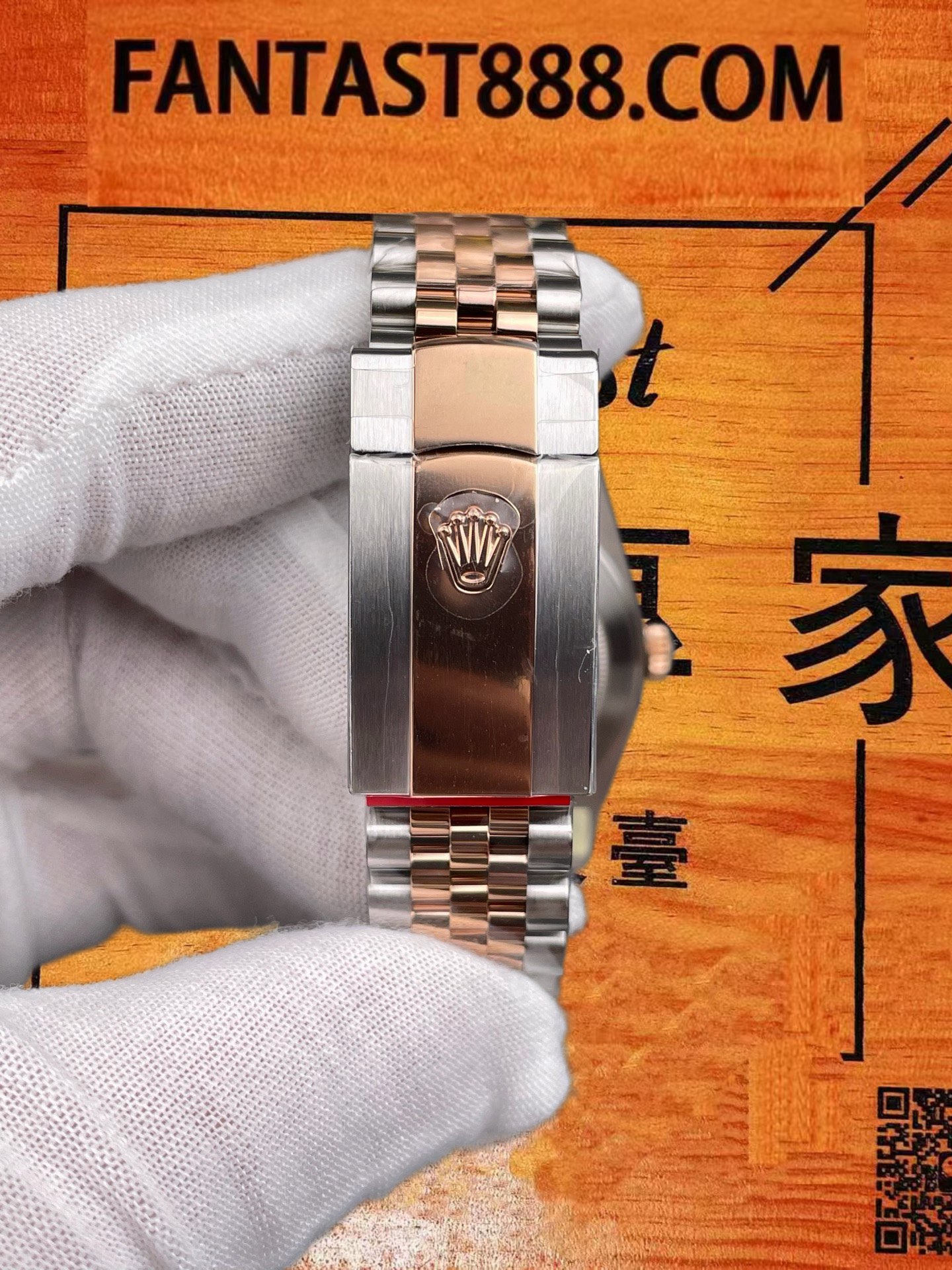 高仿VS廠勞力士Datejust 41日誌間玫金綠蘿灰盤/VS自研3235一體機芯/正品公價¥105000 實拍 8