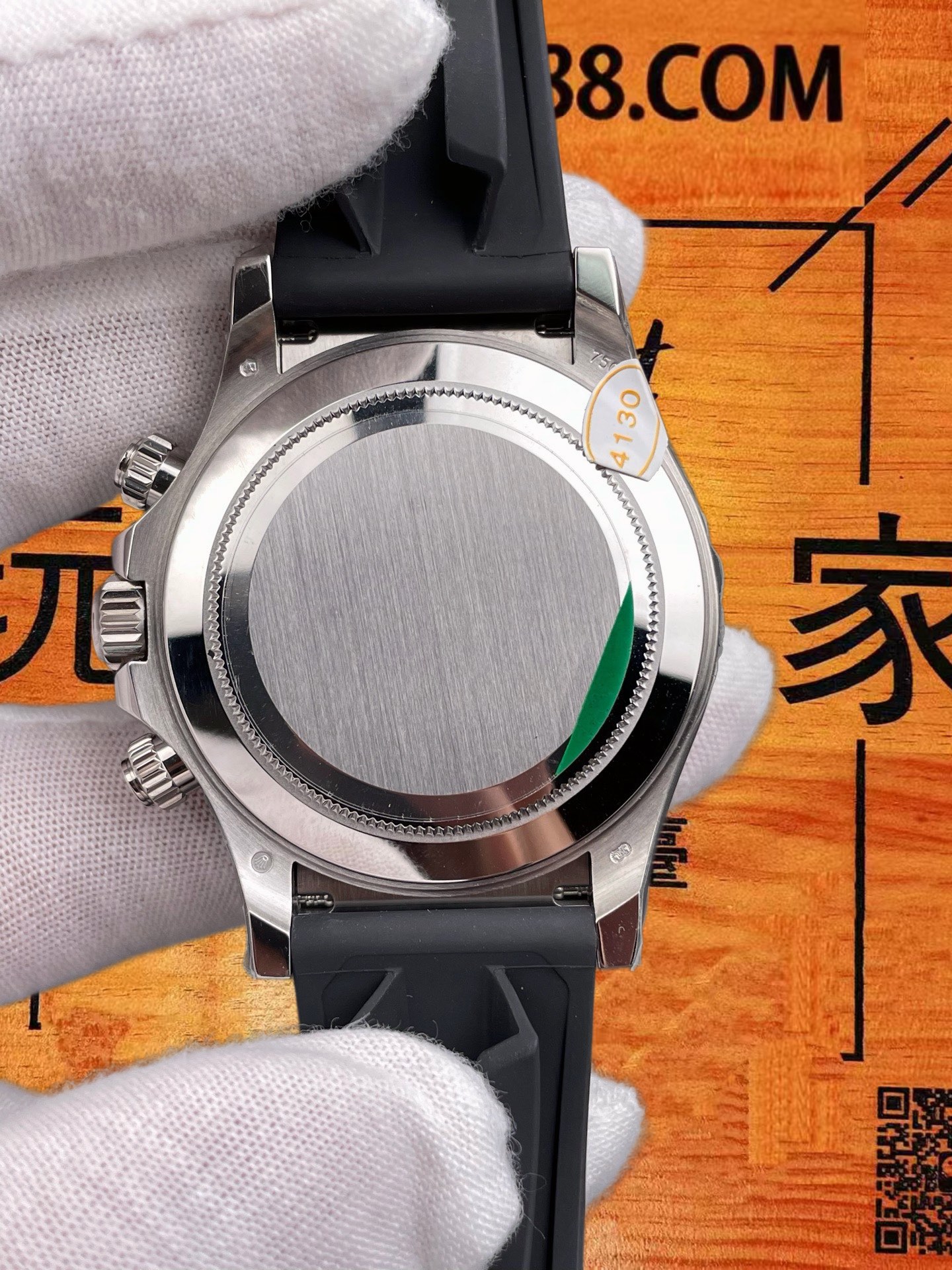 高仿N6廠勞力士Daytona 40迪通拿陨石面/4130改製機芯/黑色陶瓷圈Oysterflex/正品公價¥350000 實拍 5
