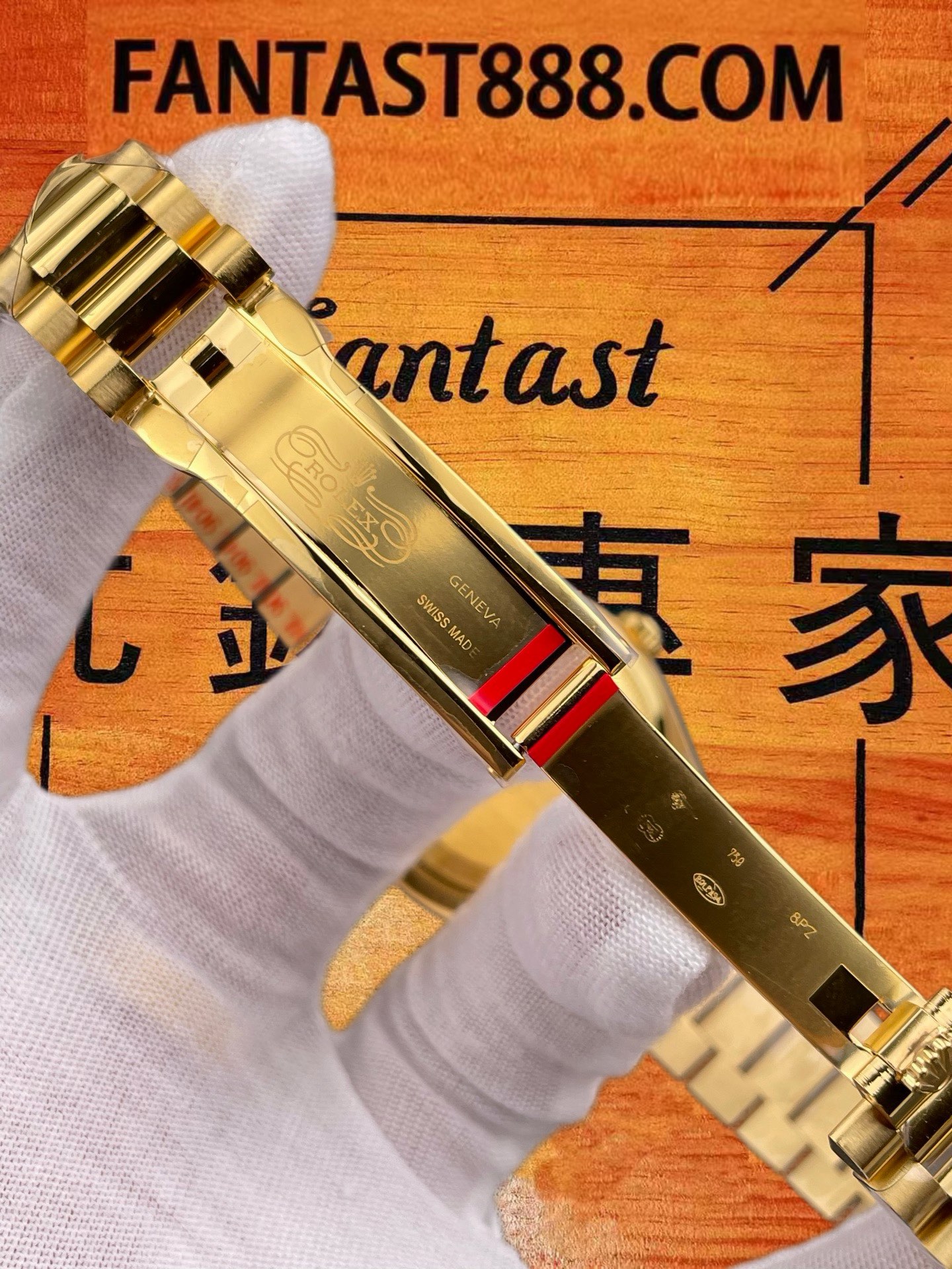 高仿8+廠勞力士Day-Date 36鑽圈綠松石盤18K黃金星期日曆/2834改機/配重146G/正品公價¥430000 實拍 7